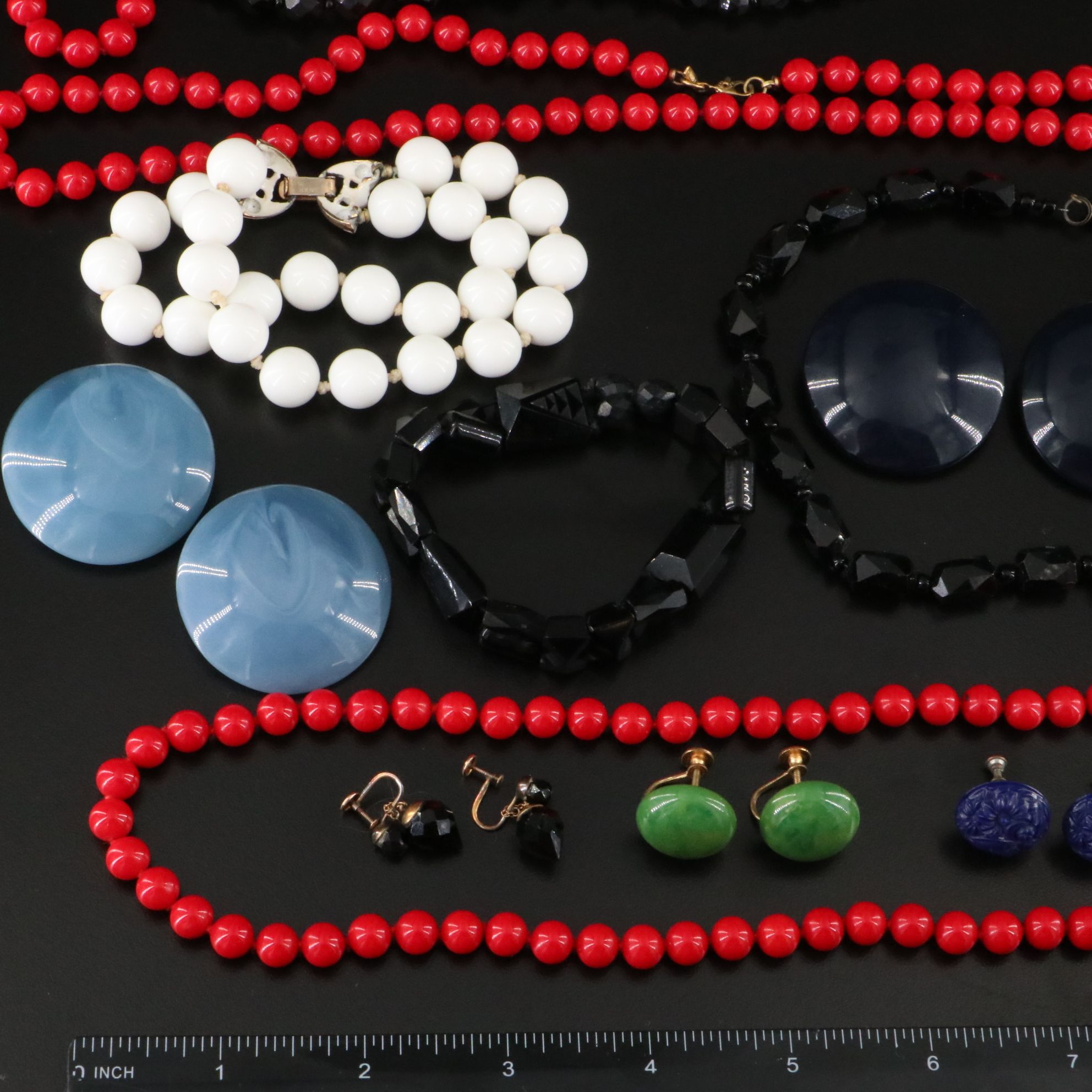 10K Drop Earrings, Trifari and Sterling Featured in Vintage Jewelry