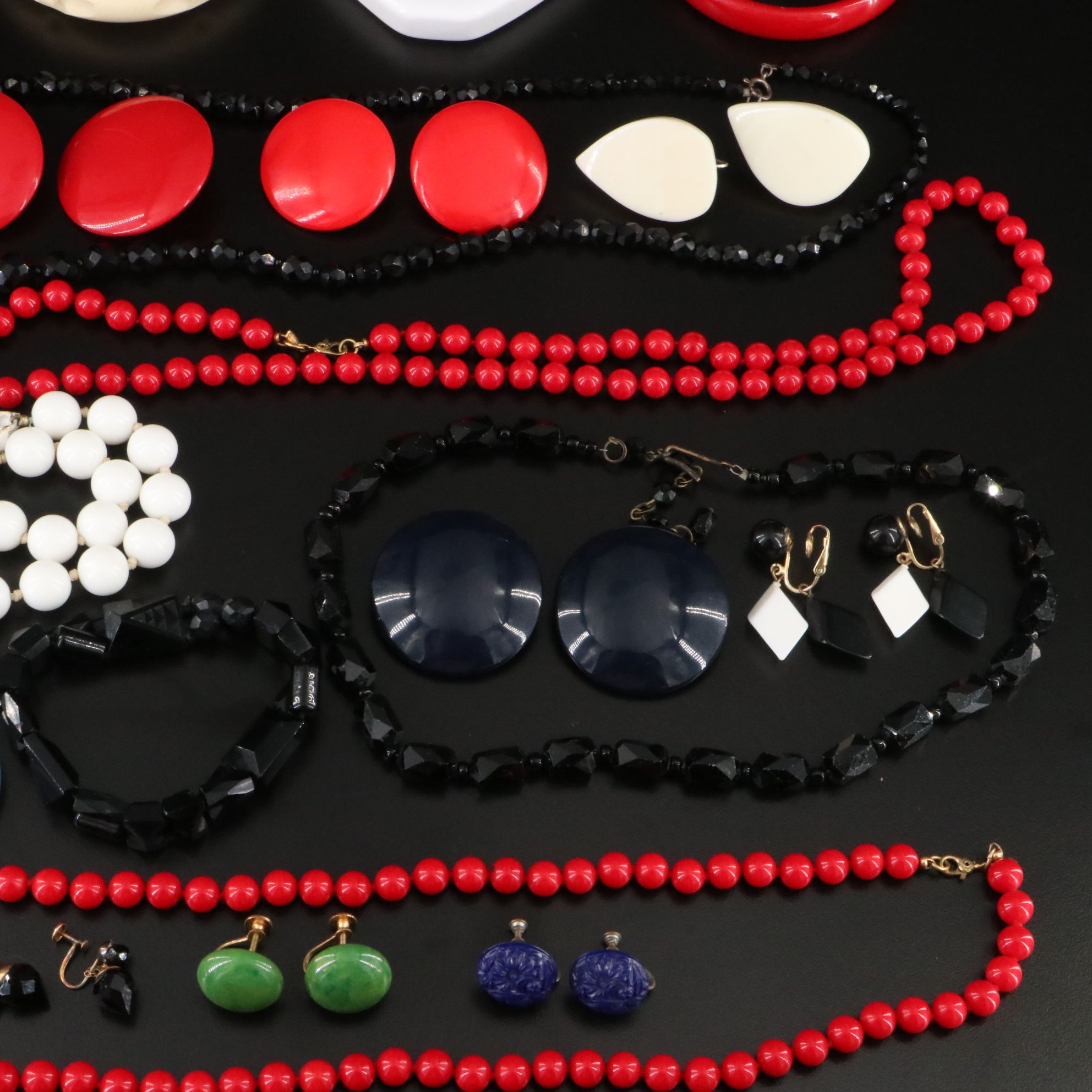 10K Drop Earrings, Trifari and Sterling Featured in Vintage Jewelry