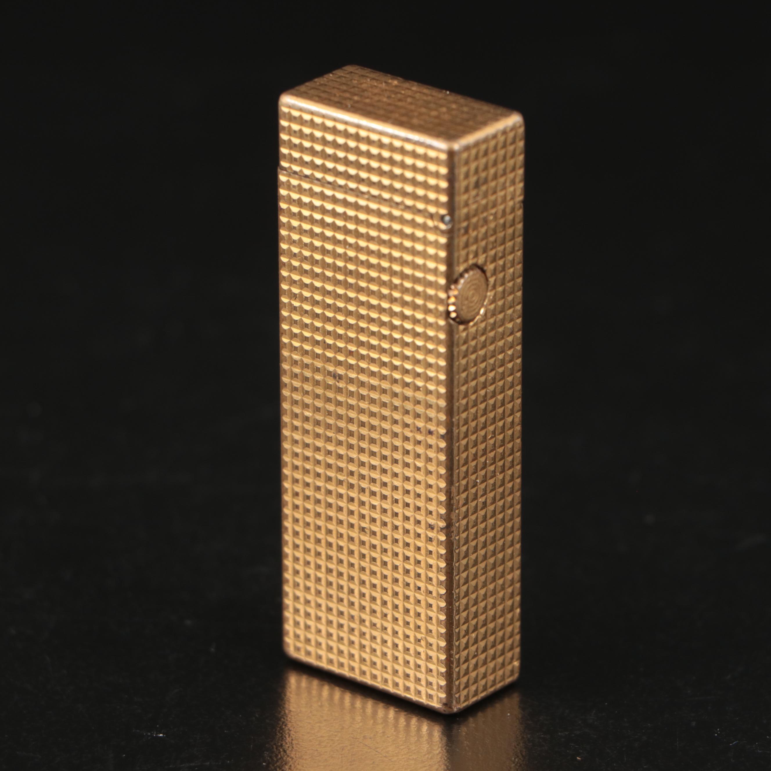 Dunhill Rollagas "Hobnail" Pattern Lighter, c. 1972
