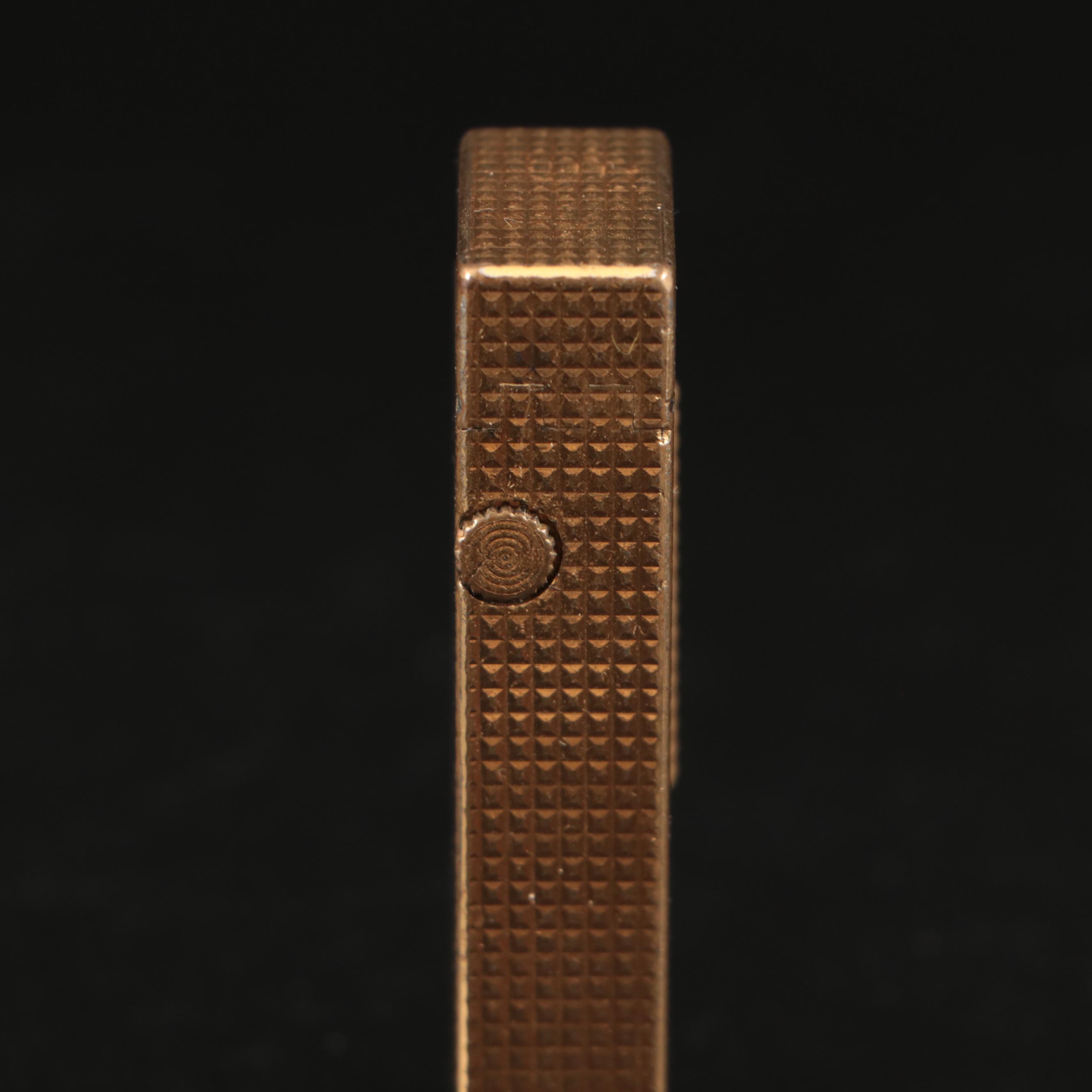 Dunhill Rollagas "Hobnail" Pattern Lighter, c. 1972