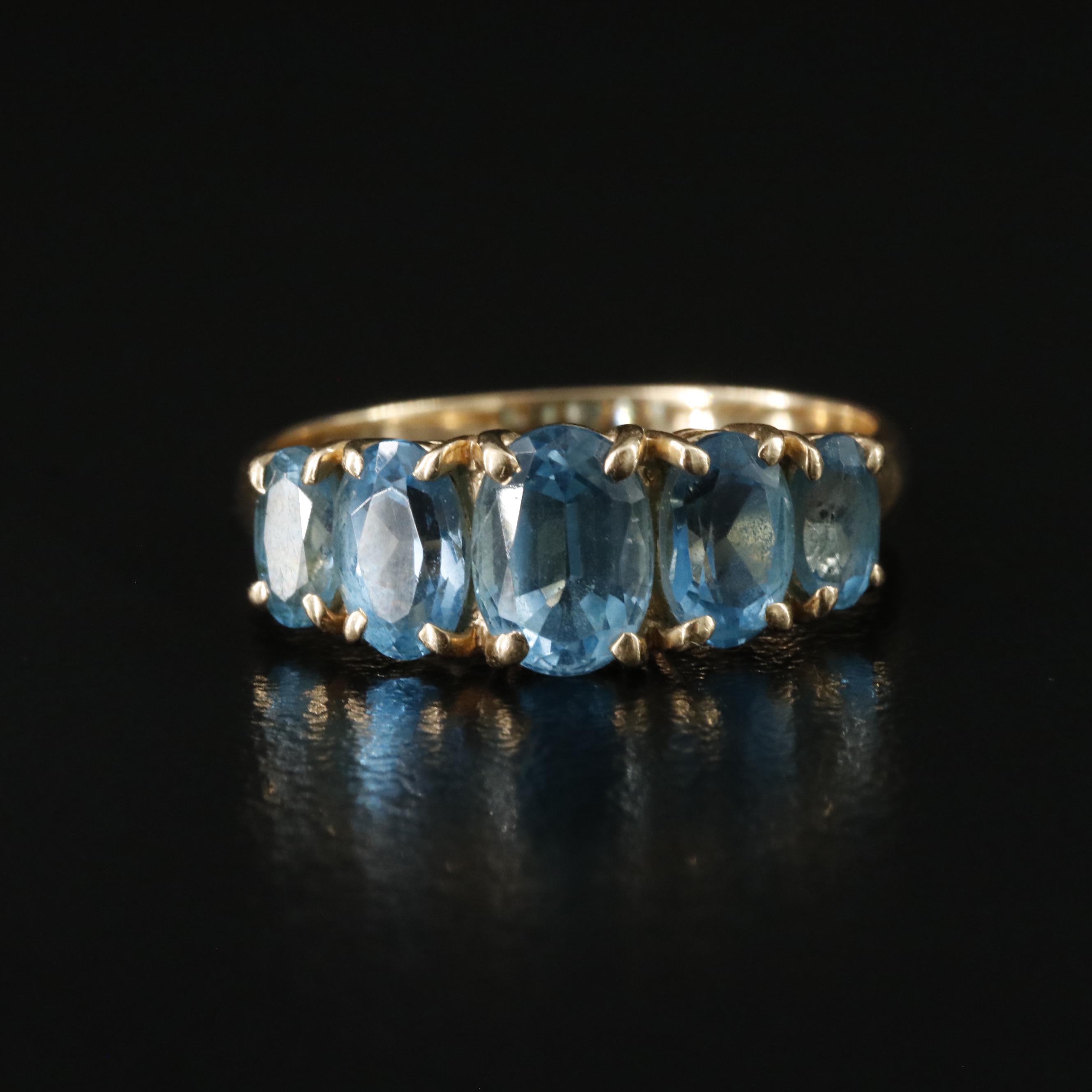 14K Topaz Ring