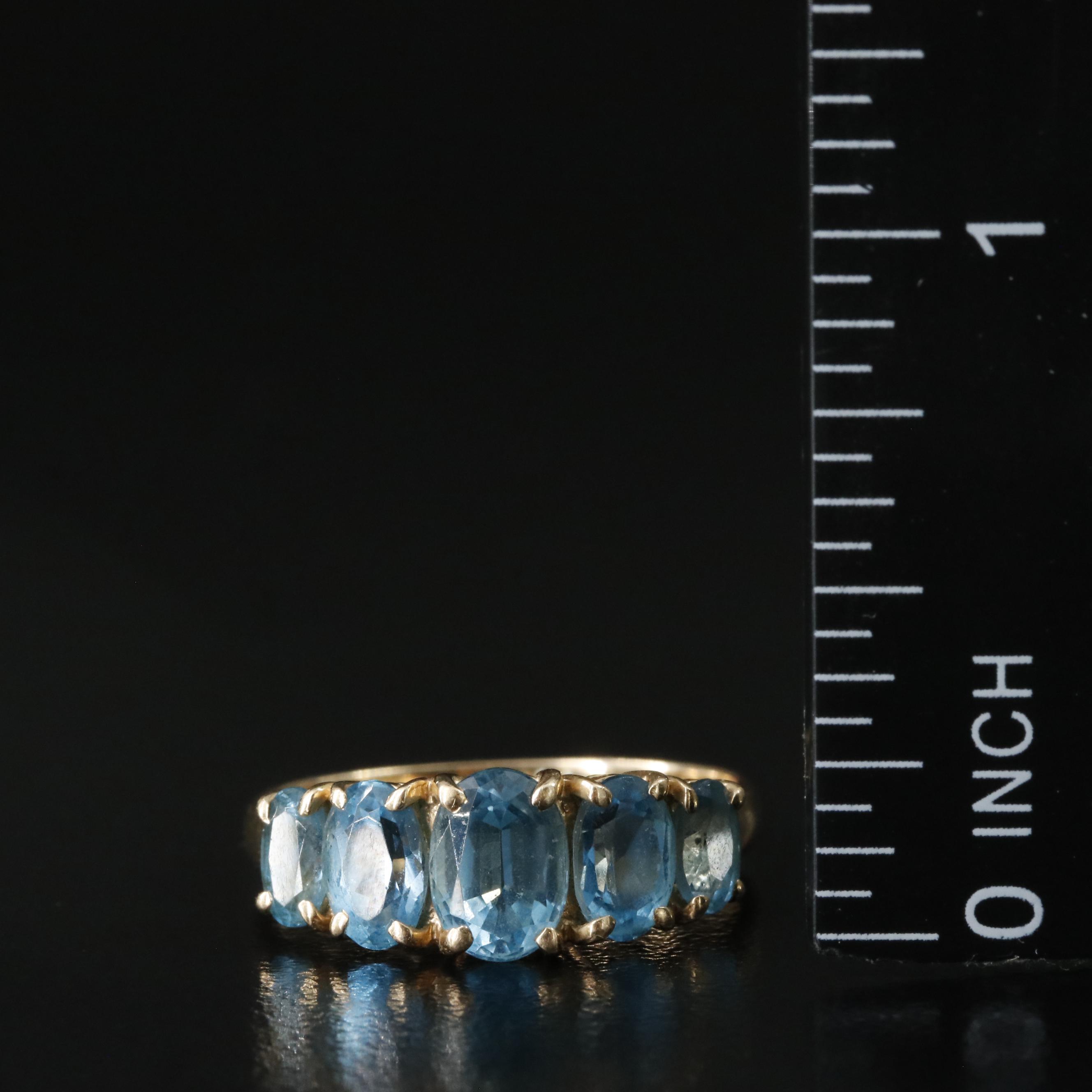 14K Topaz Ring