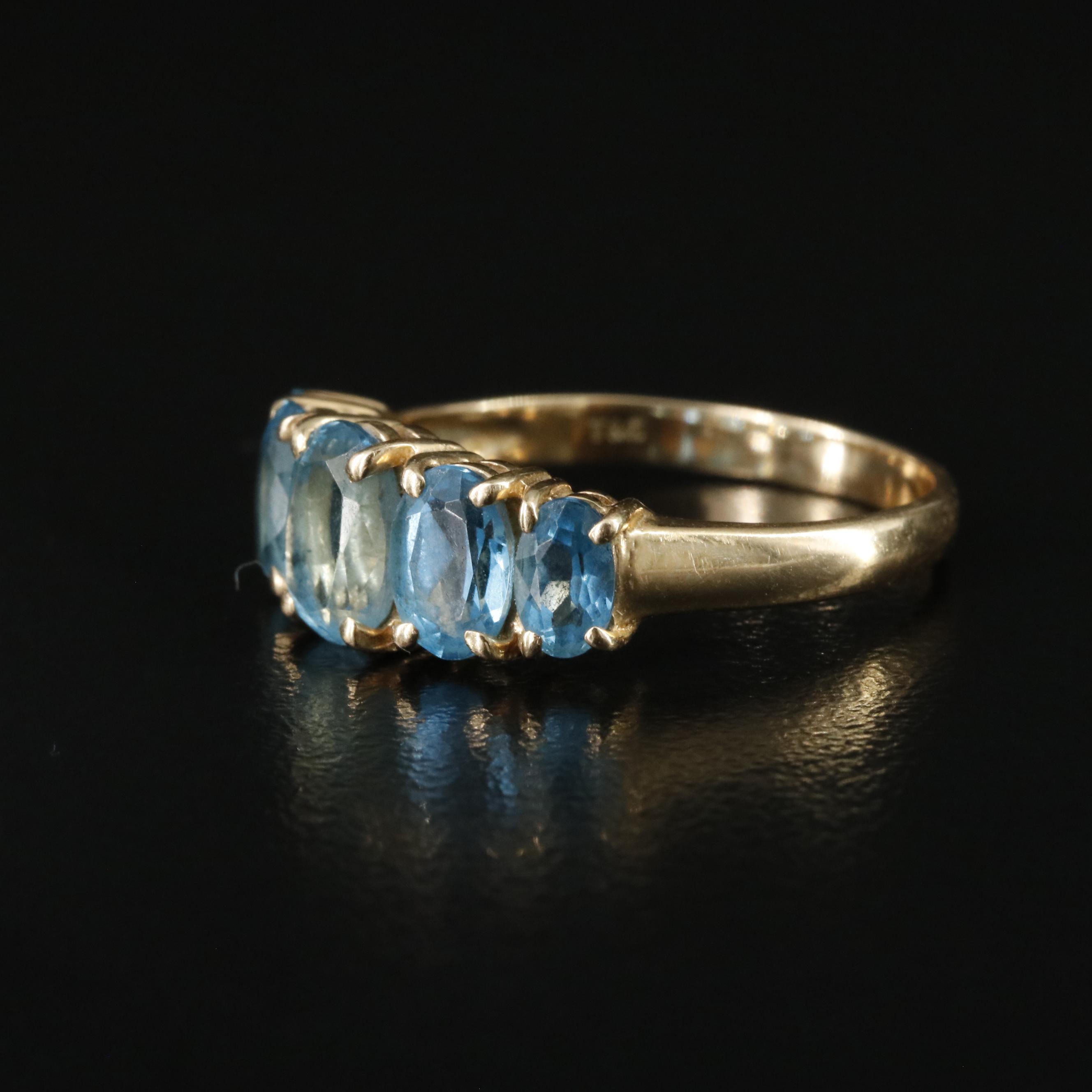 14K Topaz Ring