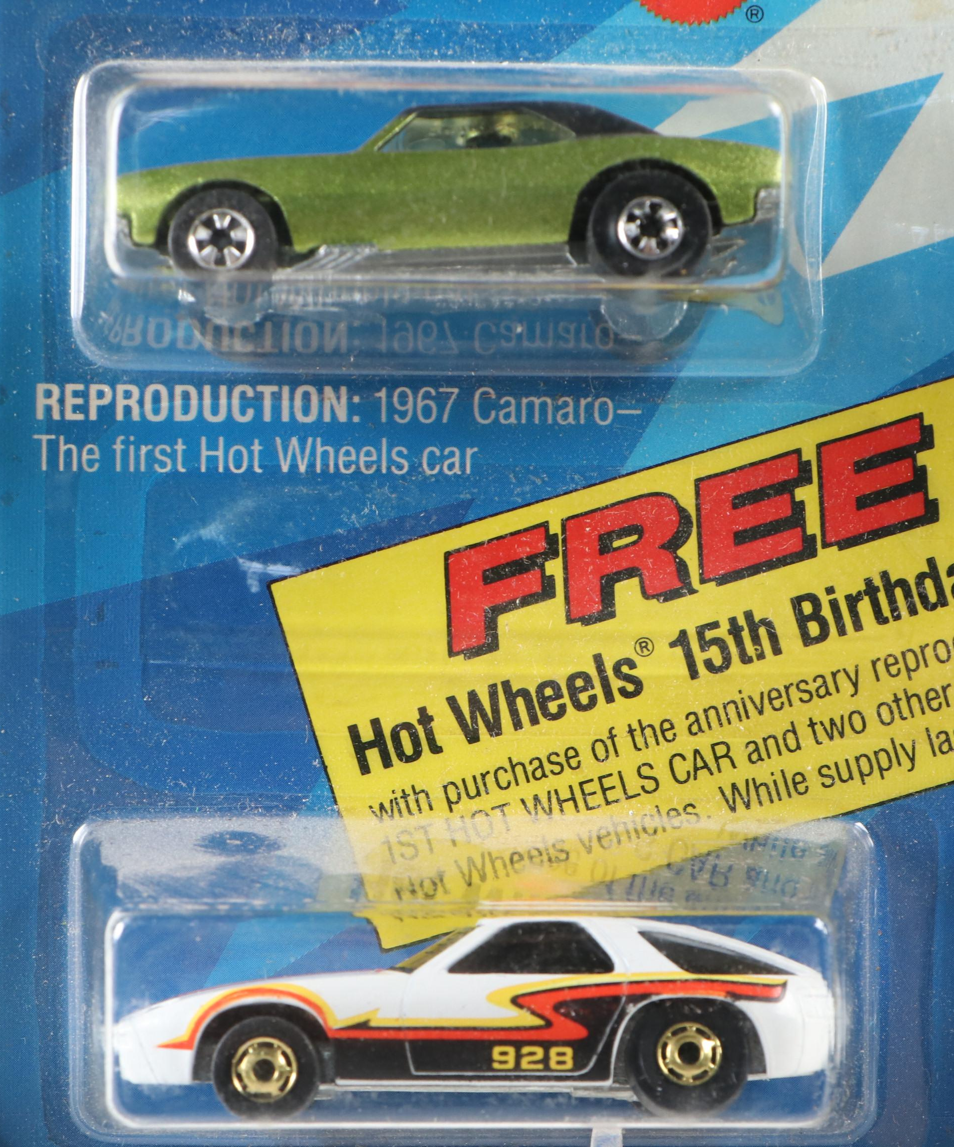 Mattel Hot Wheels "15th Birthday" Cars and Belt Buckle Set, 1983