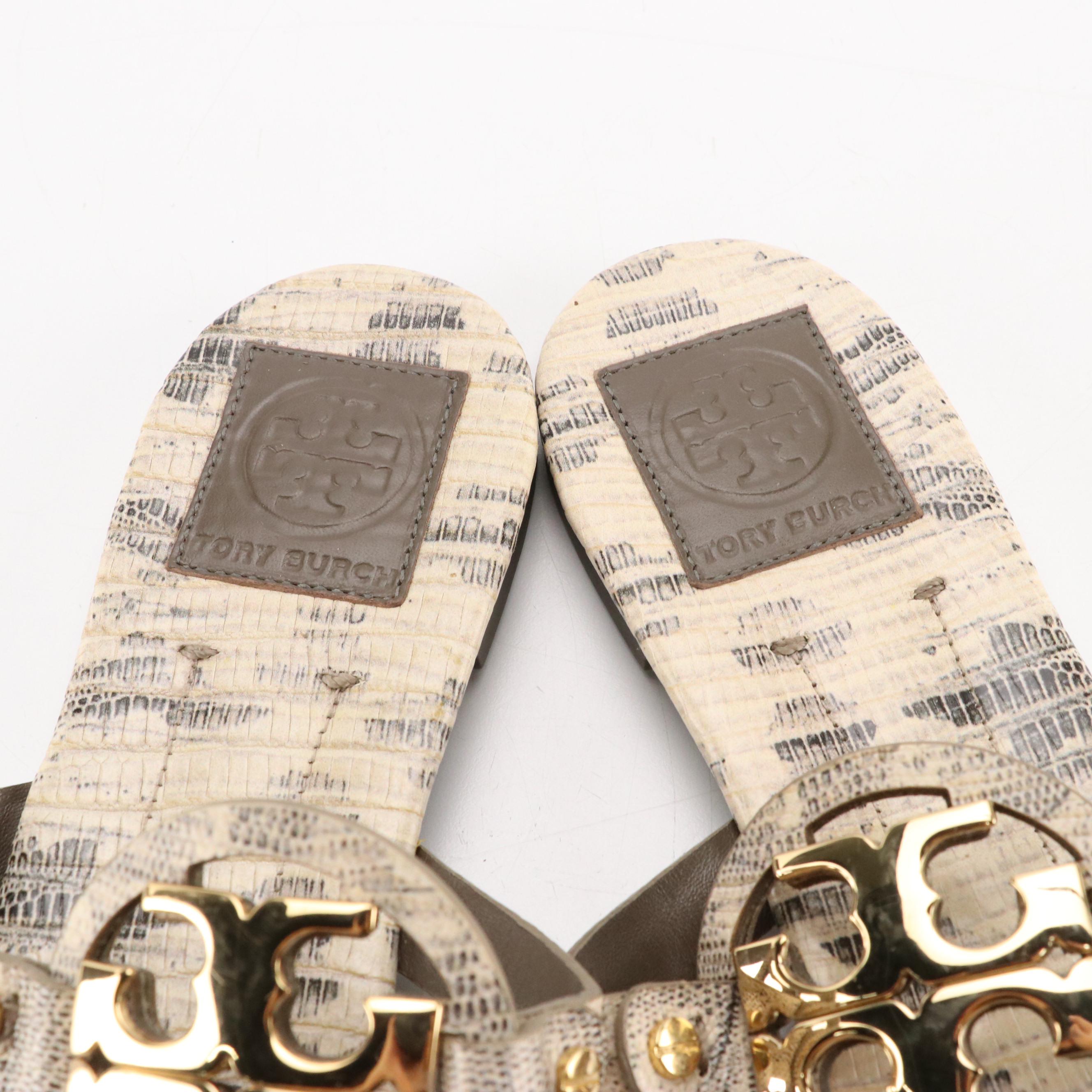 Jimmy Choo Embellished Sandals, Aldo Silver Ballet Flats, Tory Burch Sandals