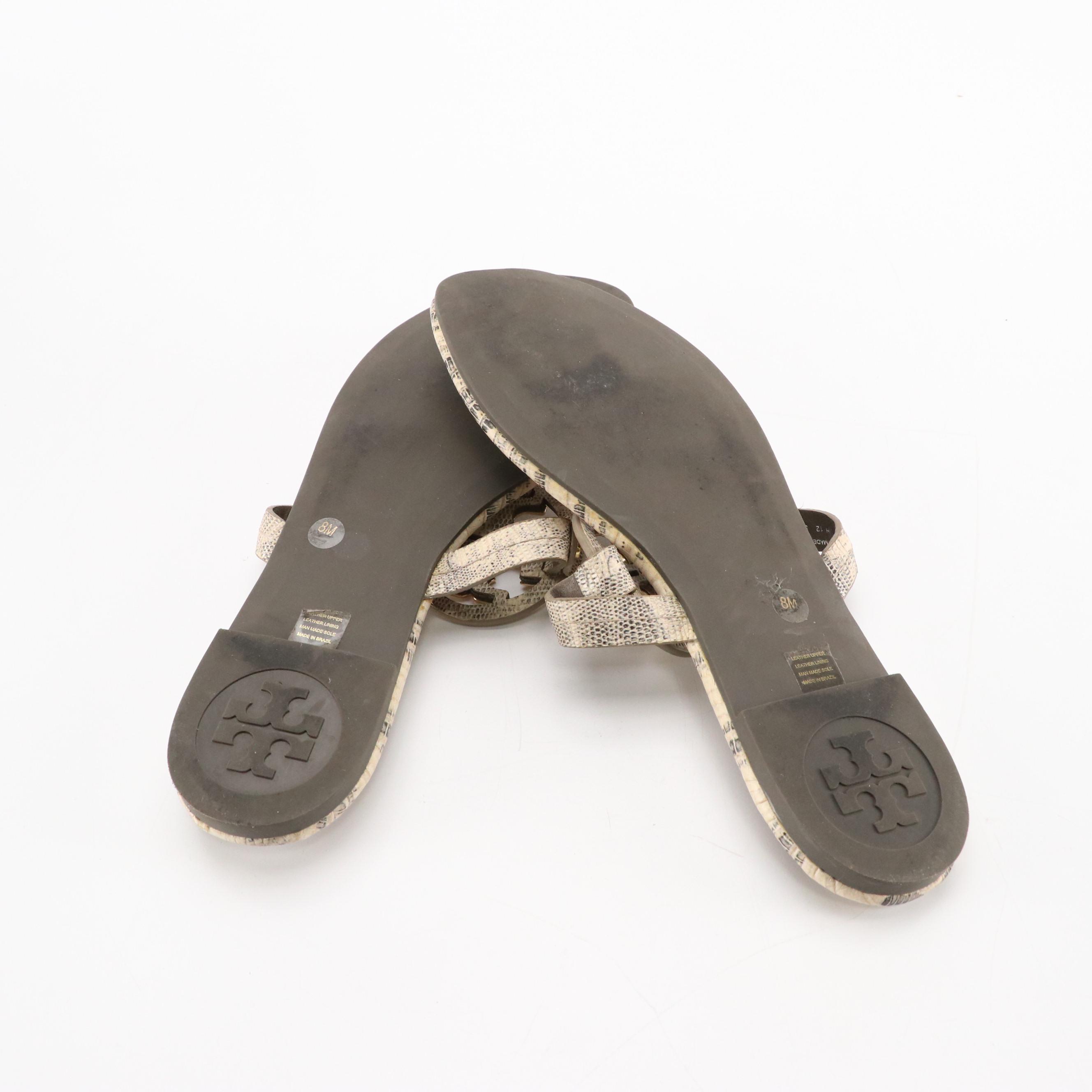 Jimmy Choo Embellished Sandals, Aldo Silver Ballet Flats, Tory Burch Sandals