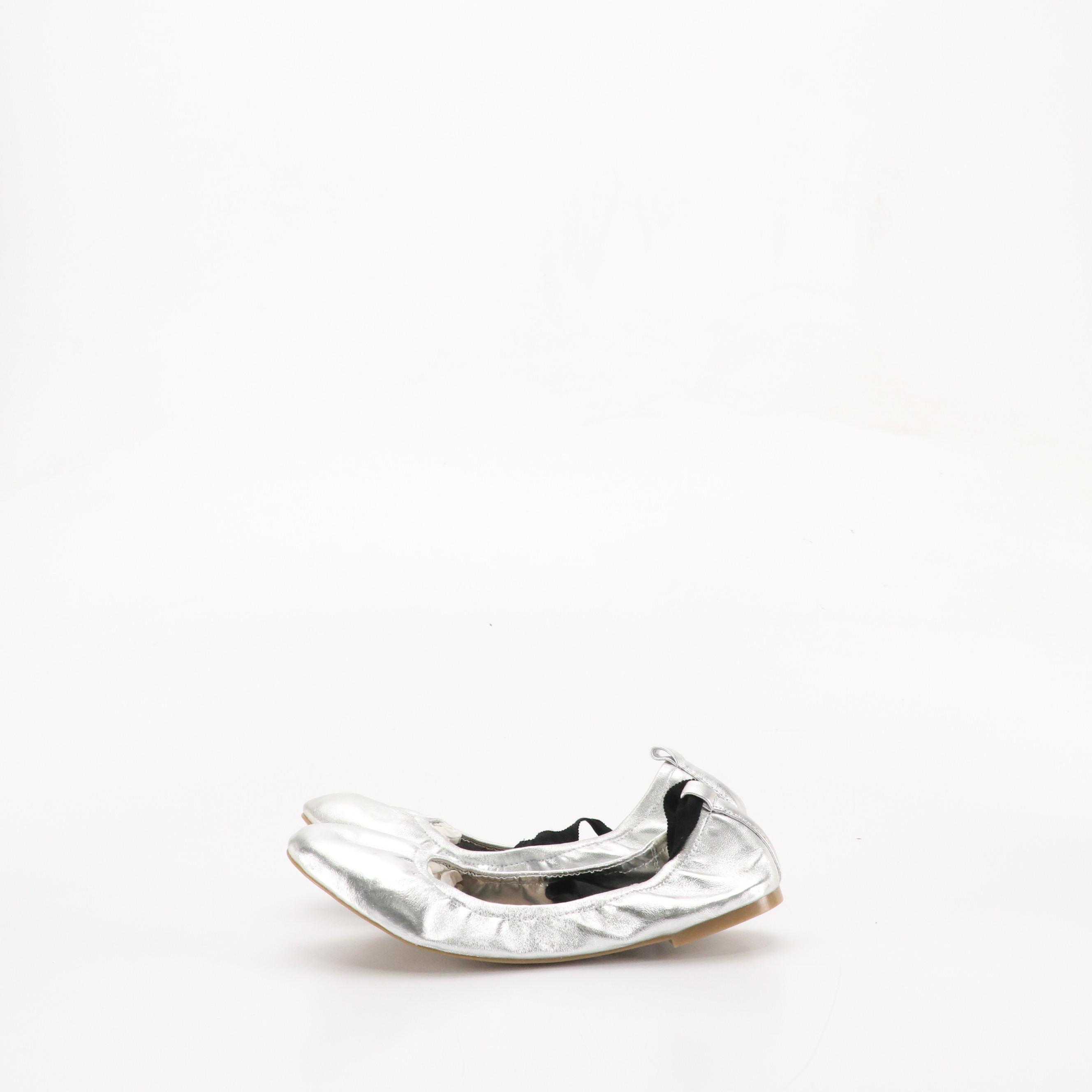 Jimmy Choo Embellished Sandals, Aldo Silver Ballet Flats, Tory Burch Sandals