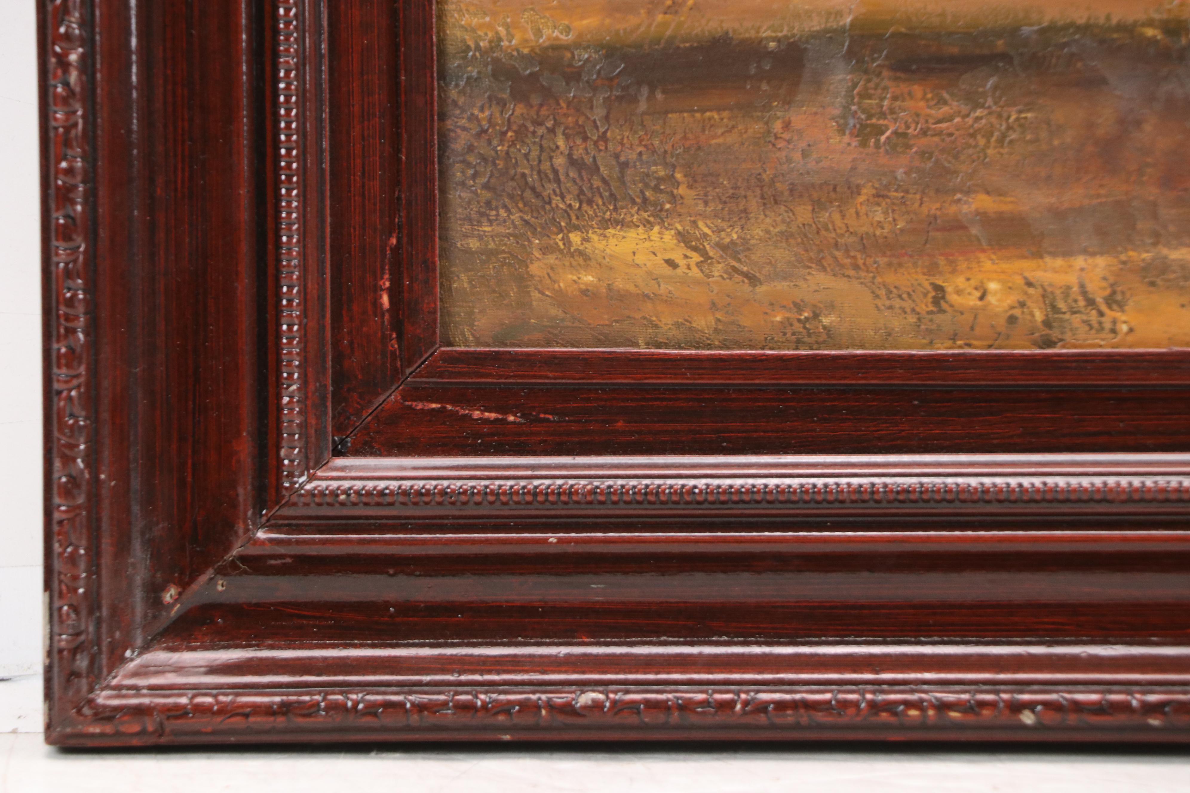 S. Weston Acrylic Painting of Still Life With Indigenous Pottery