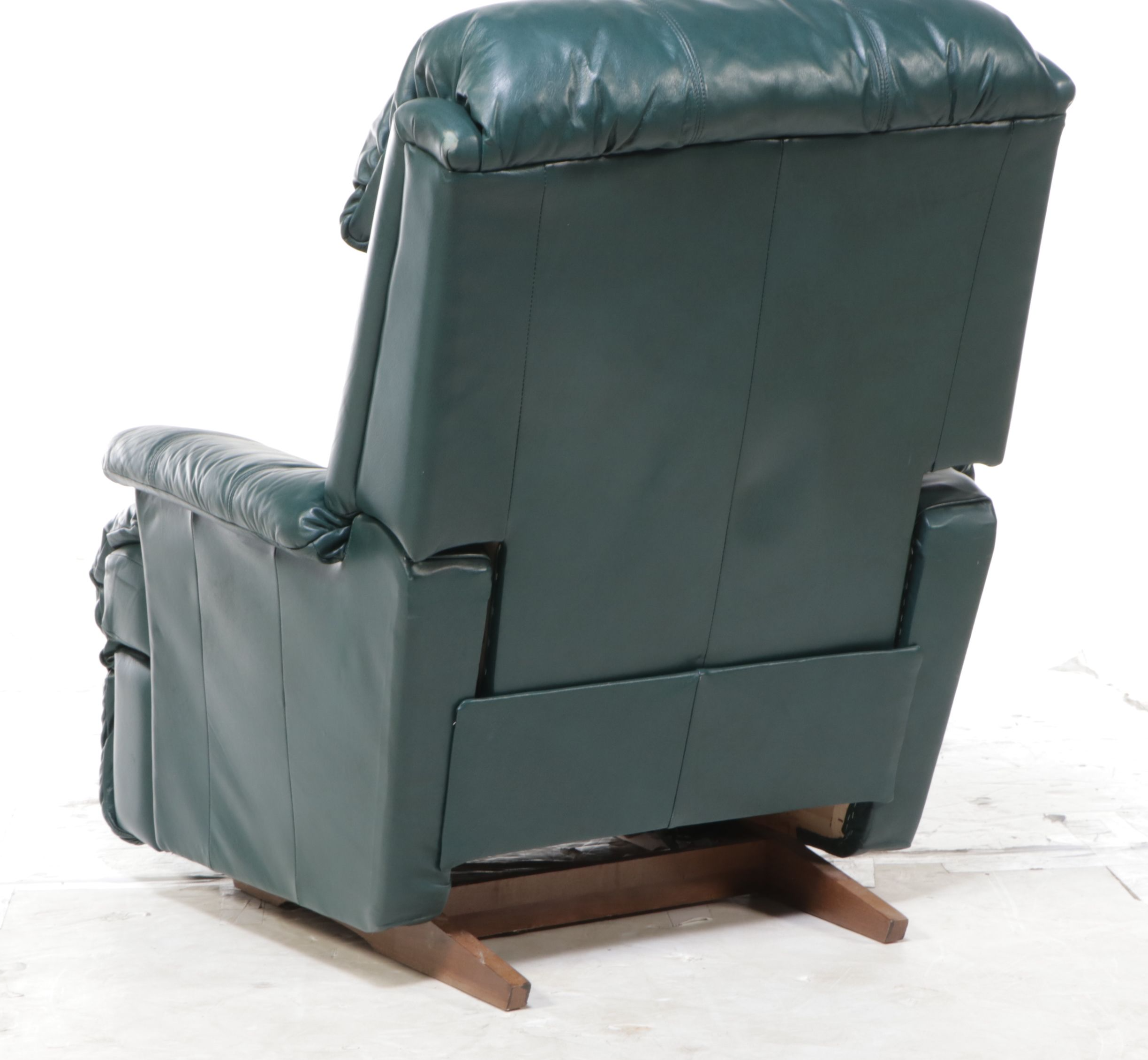 La-Z-Boy Forest Green Leather Recliner