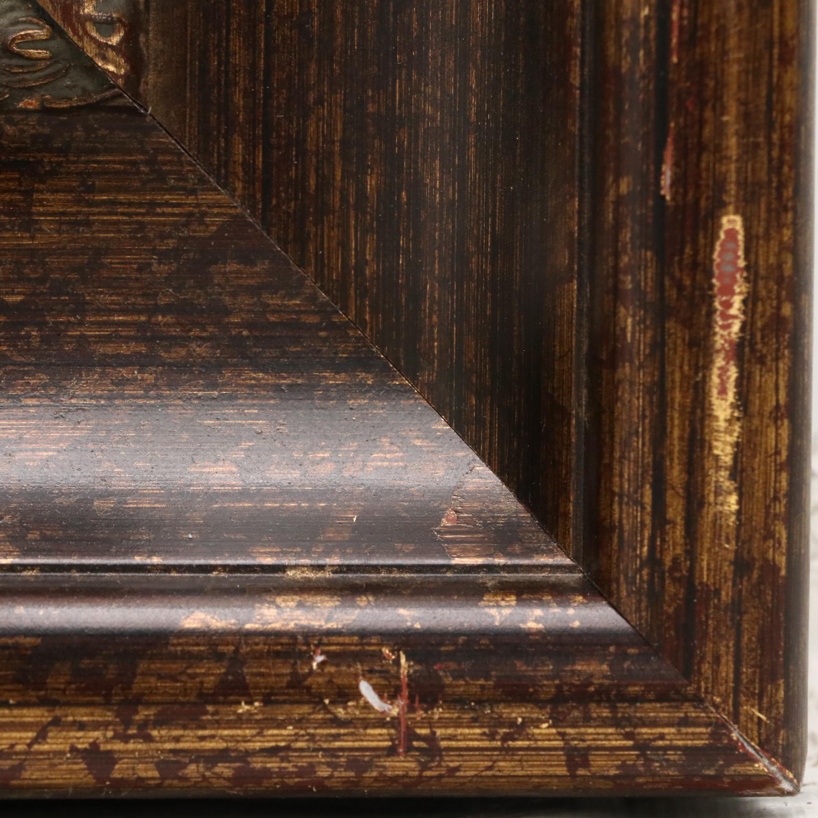 Impasto Landscape Oil Painting in the Style of Claude Monet "Water Lilies"