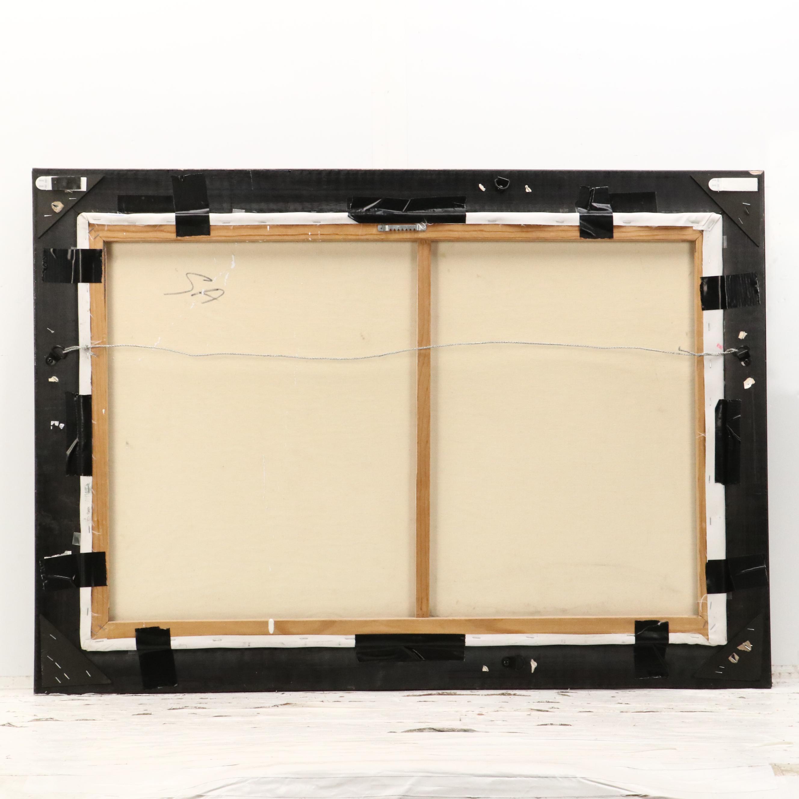 Impasto Landscape Oil Painting in the Style of Claude Monet "Water Lilies"