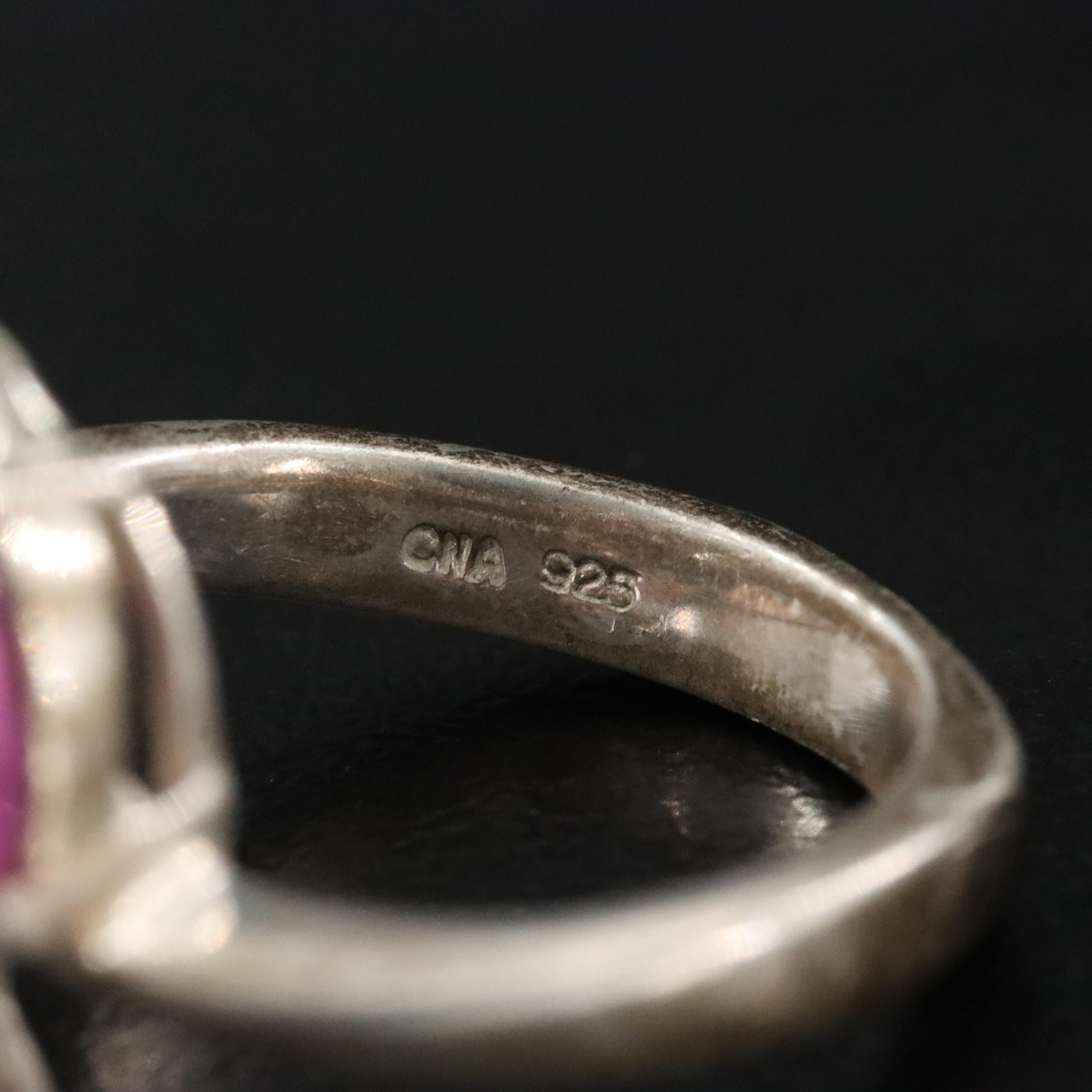 Sterling Ruby and CZ Ring