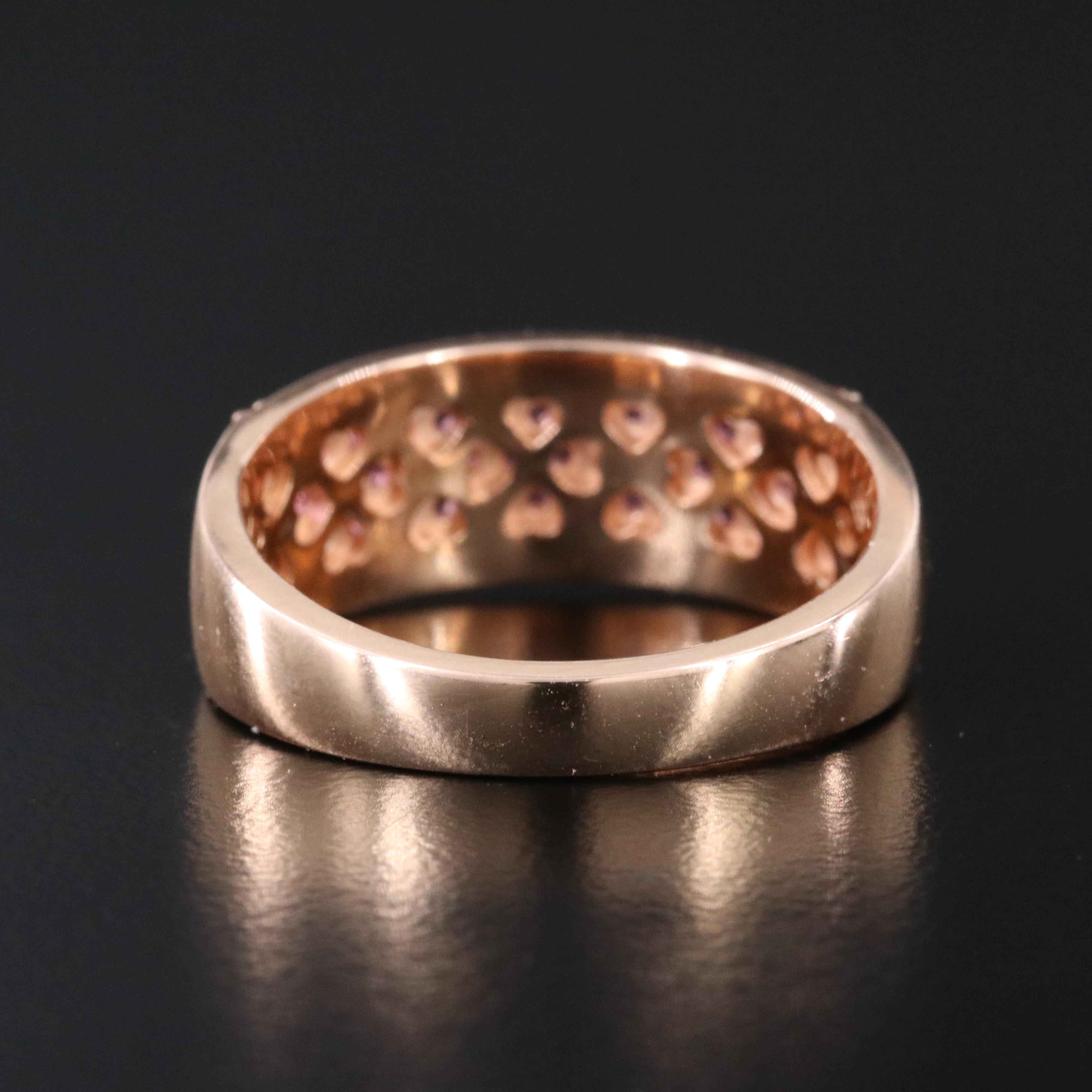 14K Rose Gold Pink Tourmaline Ring