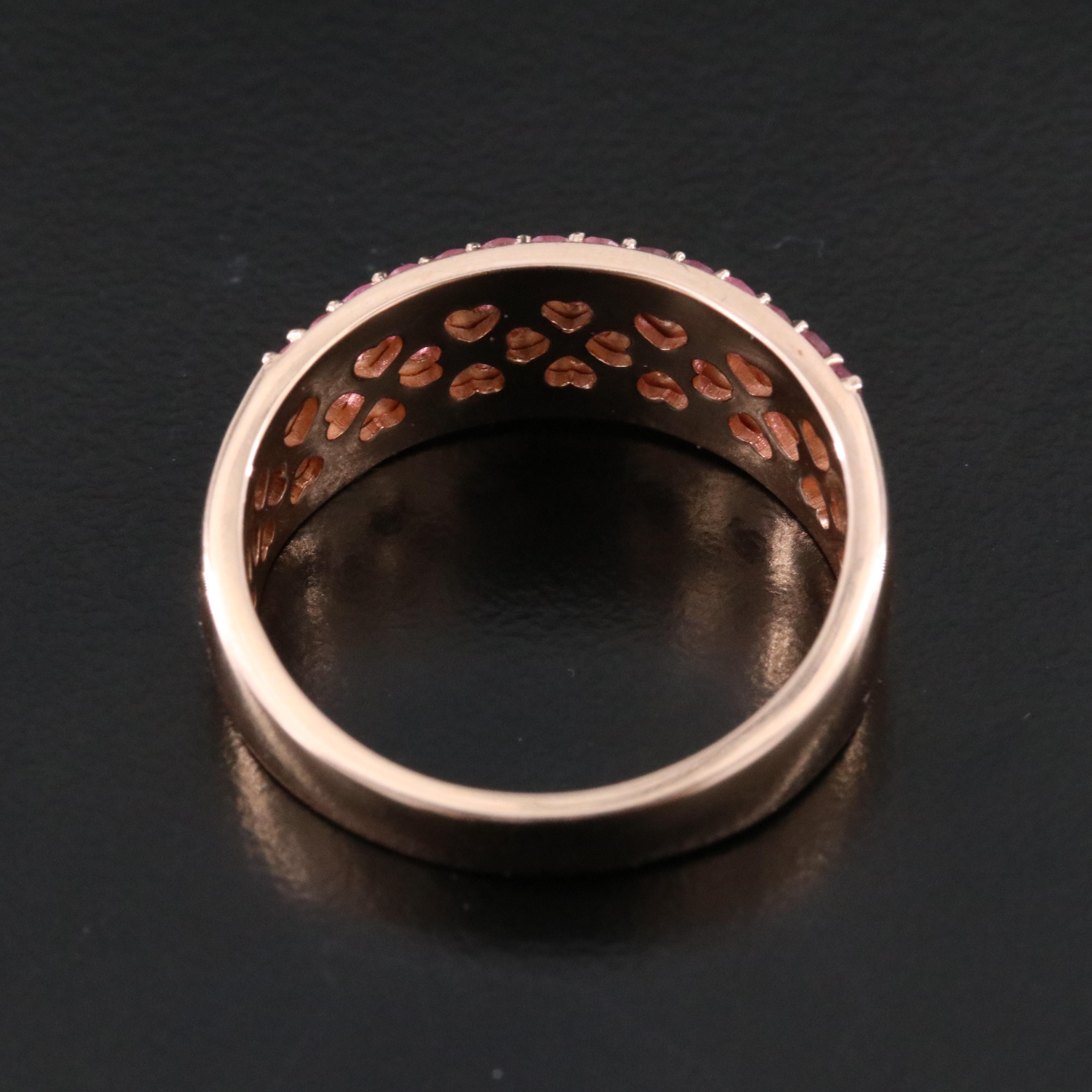 14K Rose Gold Pink Tourmaline Ring