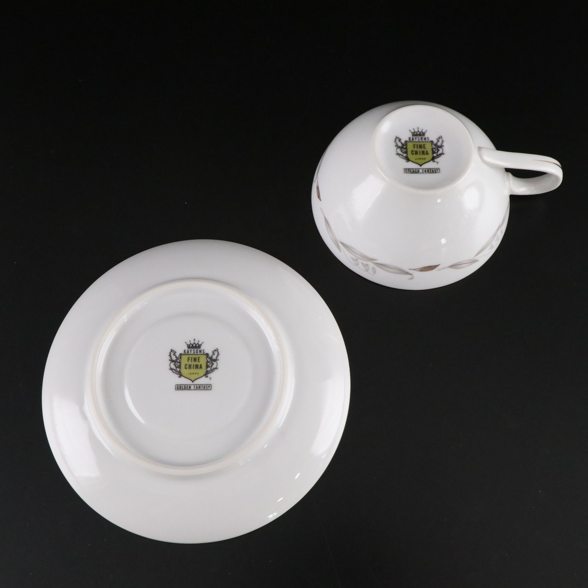 Kaysons "Golden Fantasy" Six Piece Setting for Eight Diners