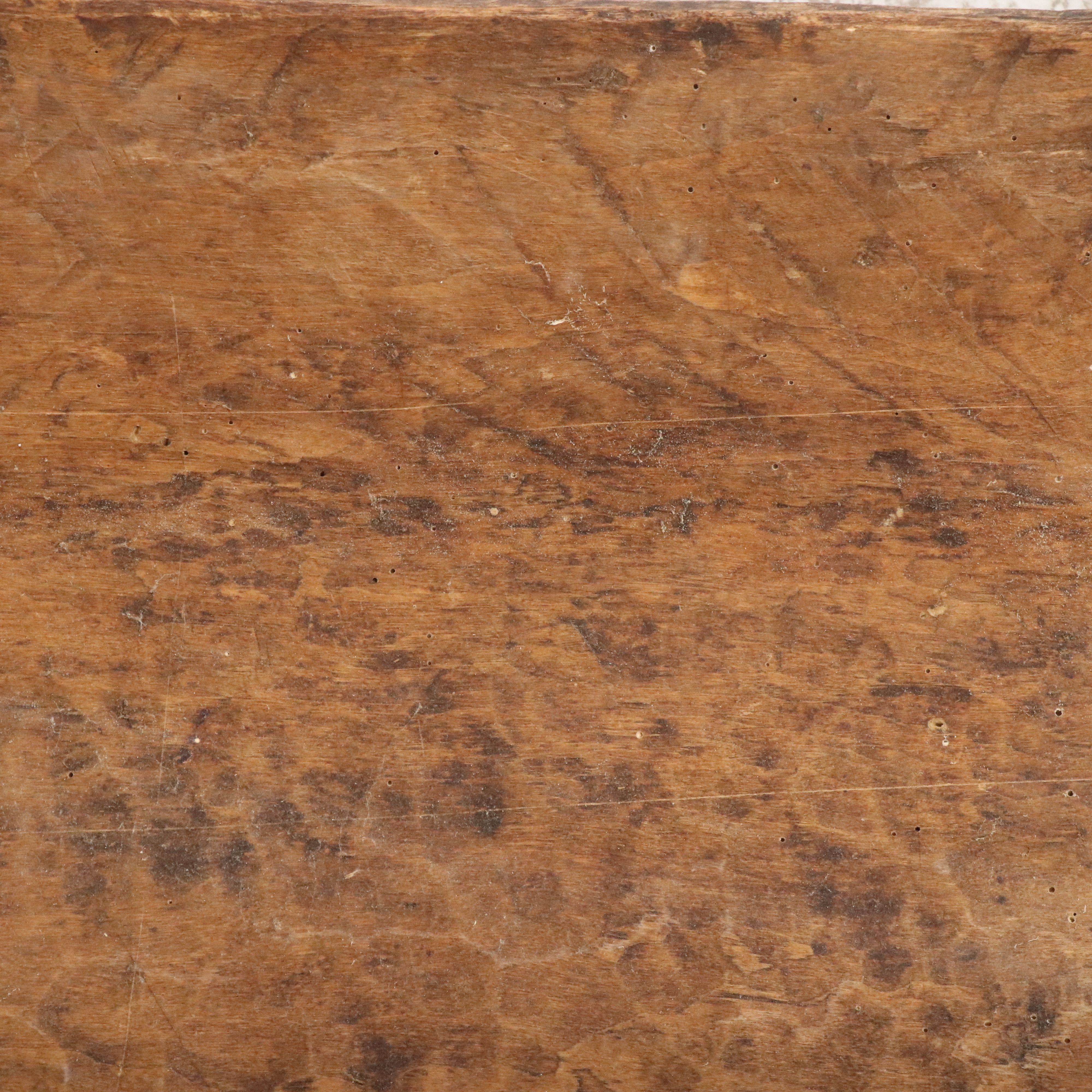 Primitive Hand-Carved Wood Dough Trencher