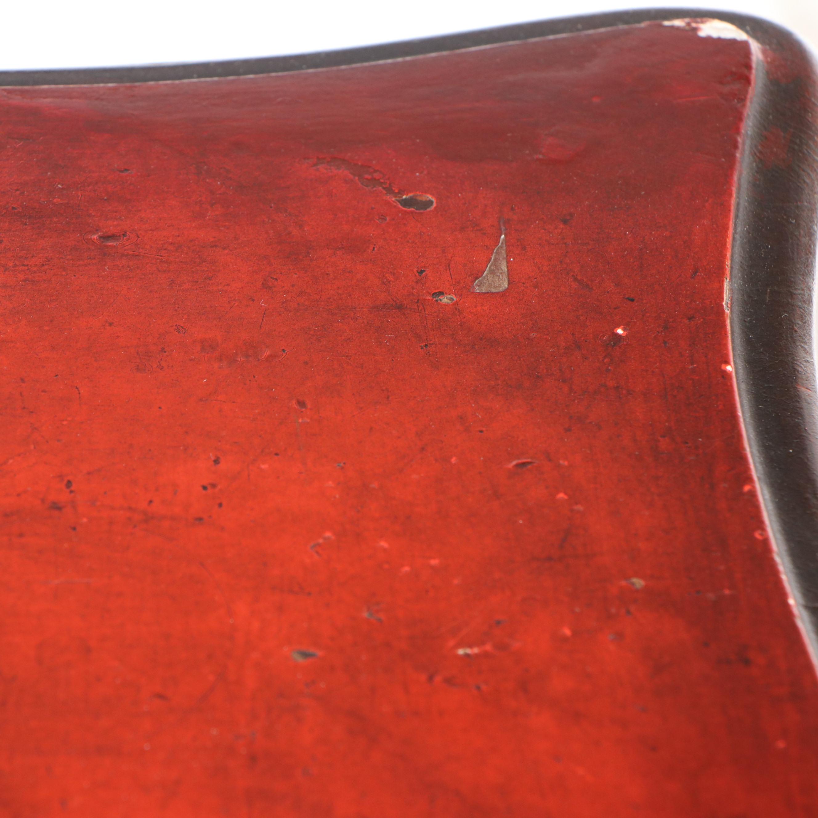 Paint-Decorated Wood Vanity Table