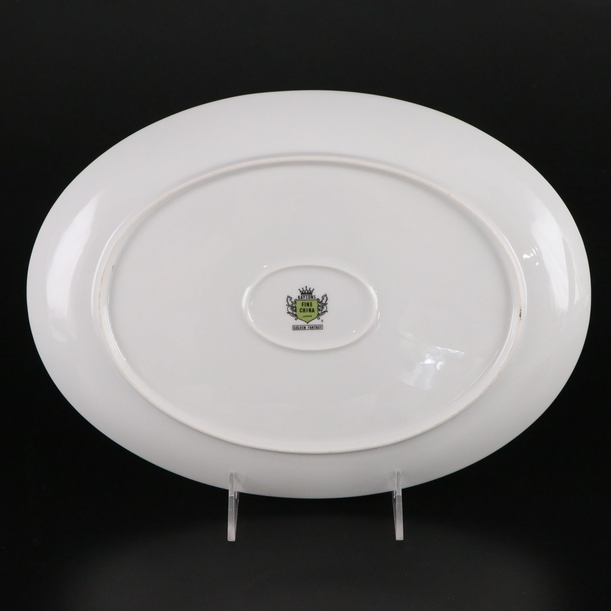 Kaysons "Golden Fantasy" Gravy Boat, Platter & Other Dinnerware