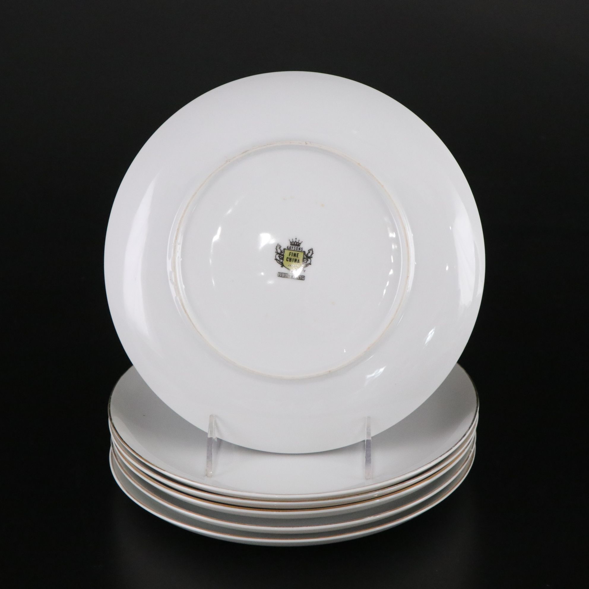 Kaysons "Golden Fantasy" Gravy Boat, Platter & Other Dinnerware