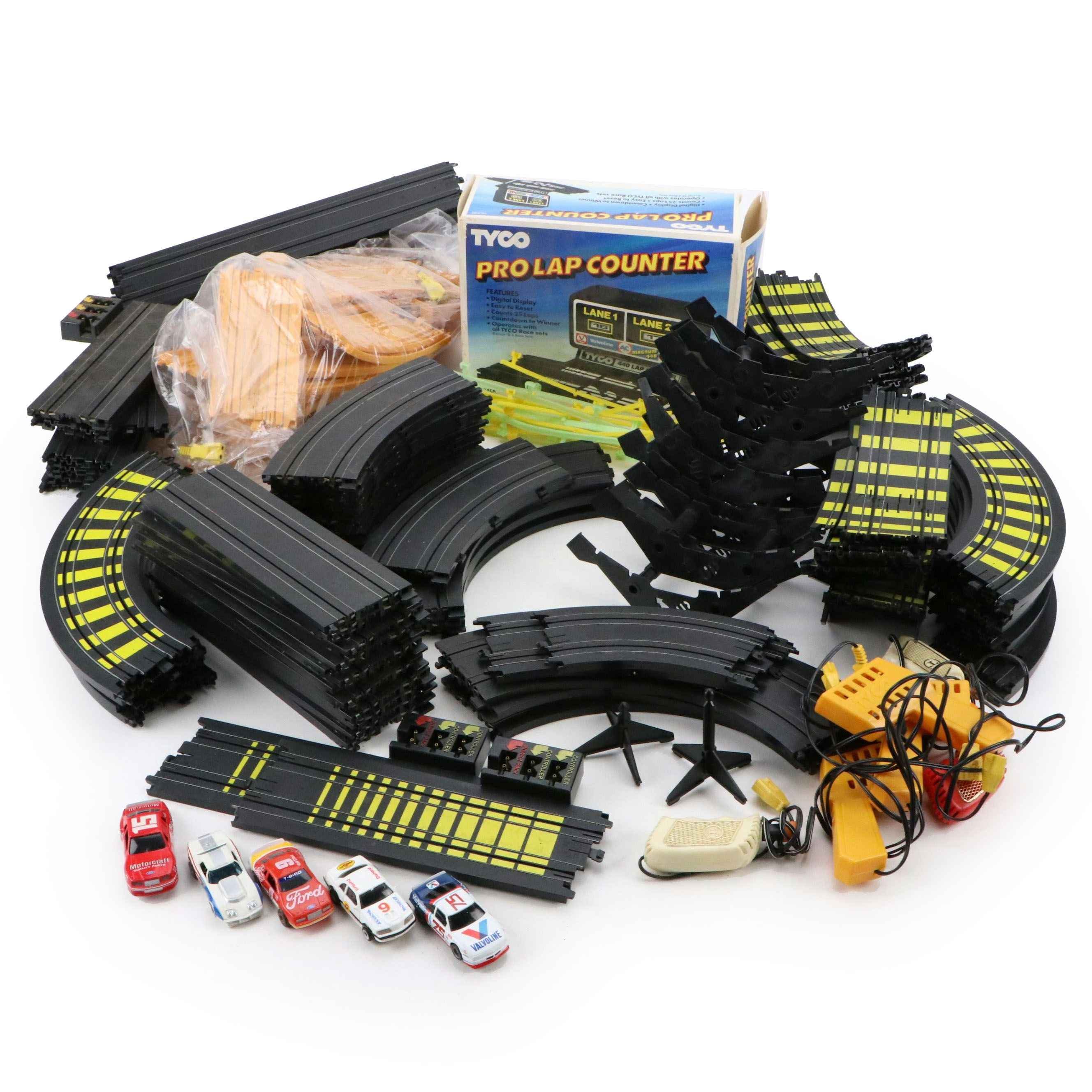 Tyco Race Cars and Track Parts, Late 1980s