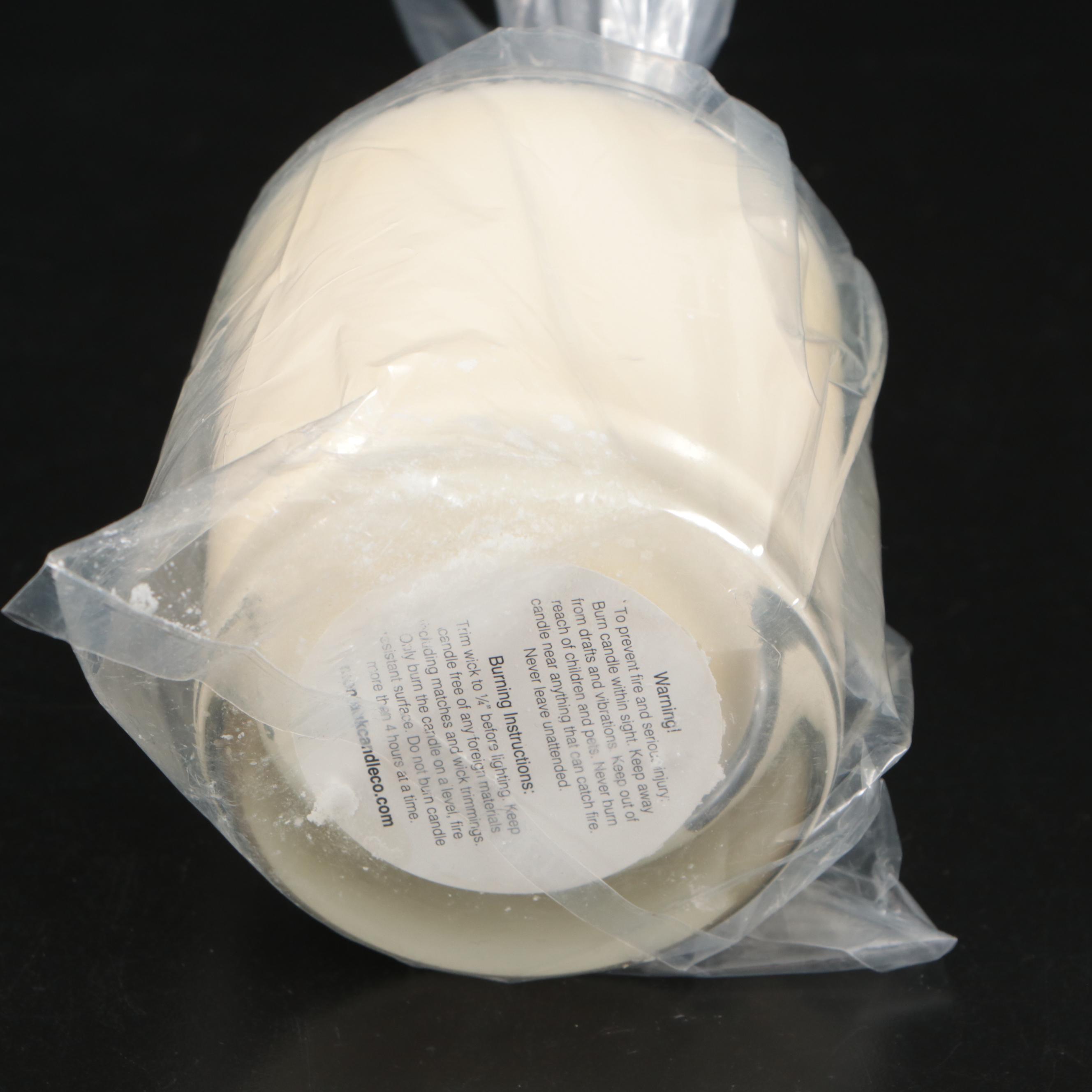 Waterford Crystal Desk Clock with Montauk Candle Co. "Moon Tide" Candle