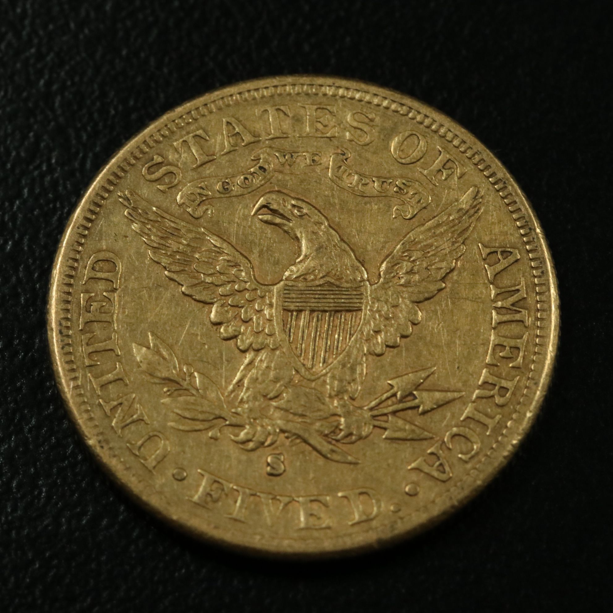 1886-S Liberty Head $5 Gold Coin
