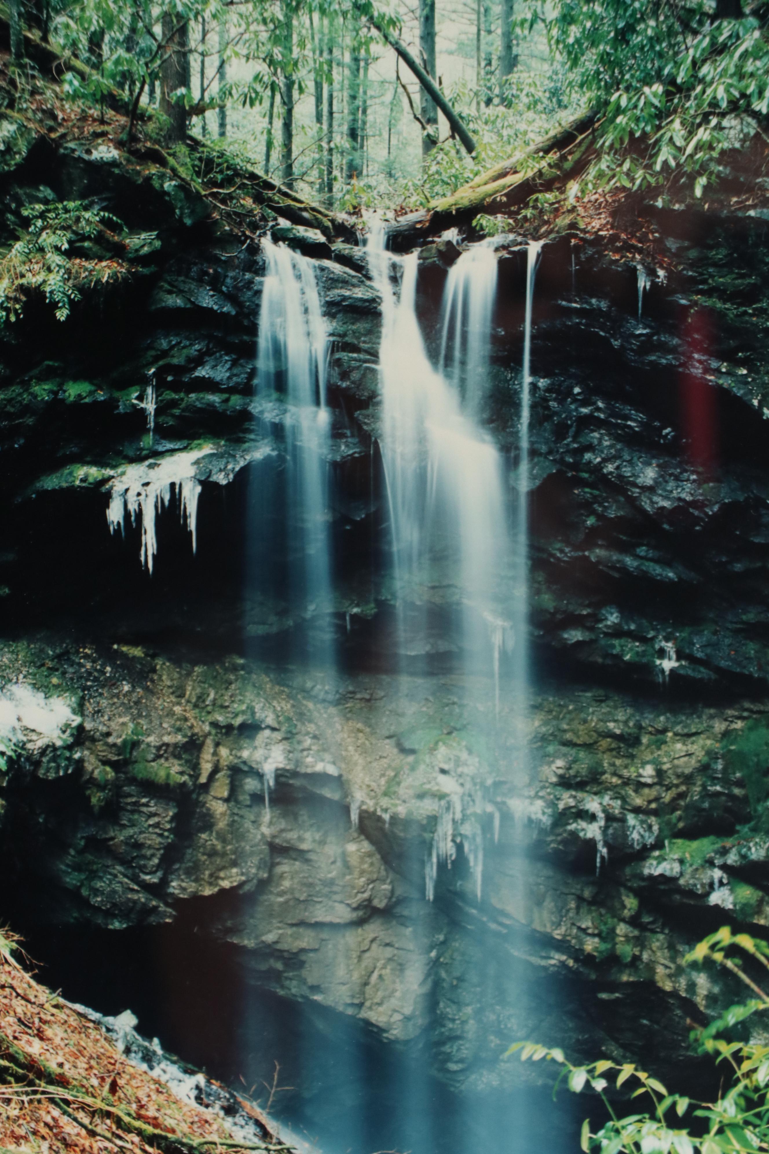 Photographs "A New Spring" and "One of Many Little Known Falls"