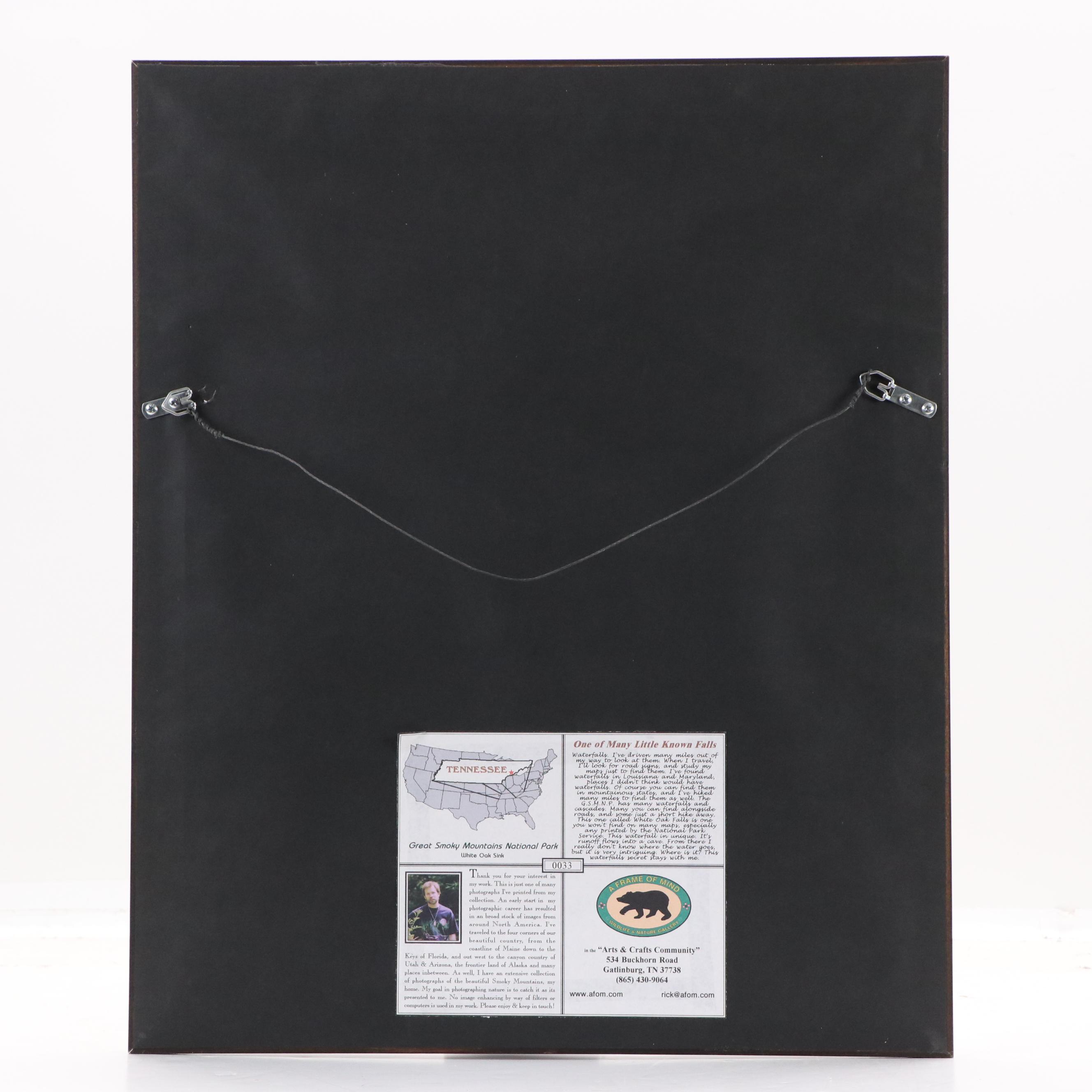 Photographs "A New Spring" and "One of Many Little Known Falls"