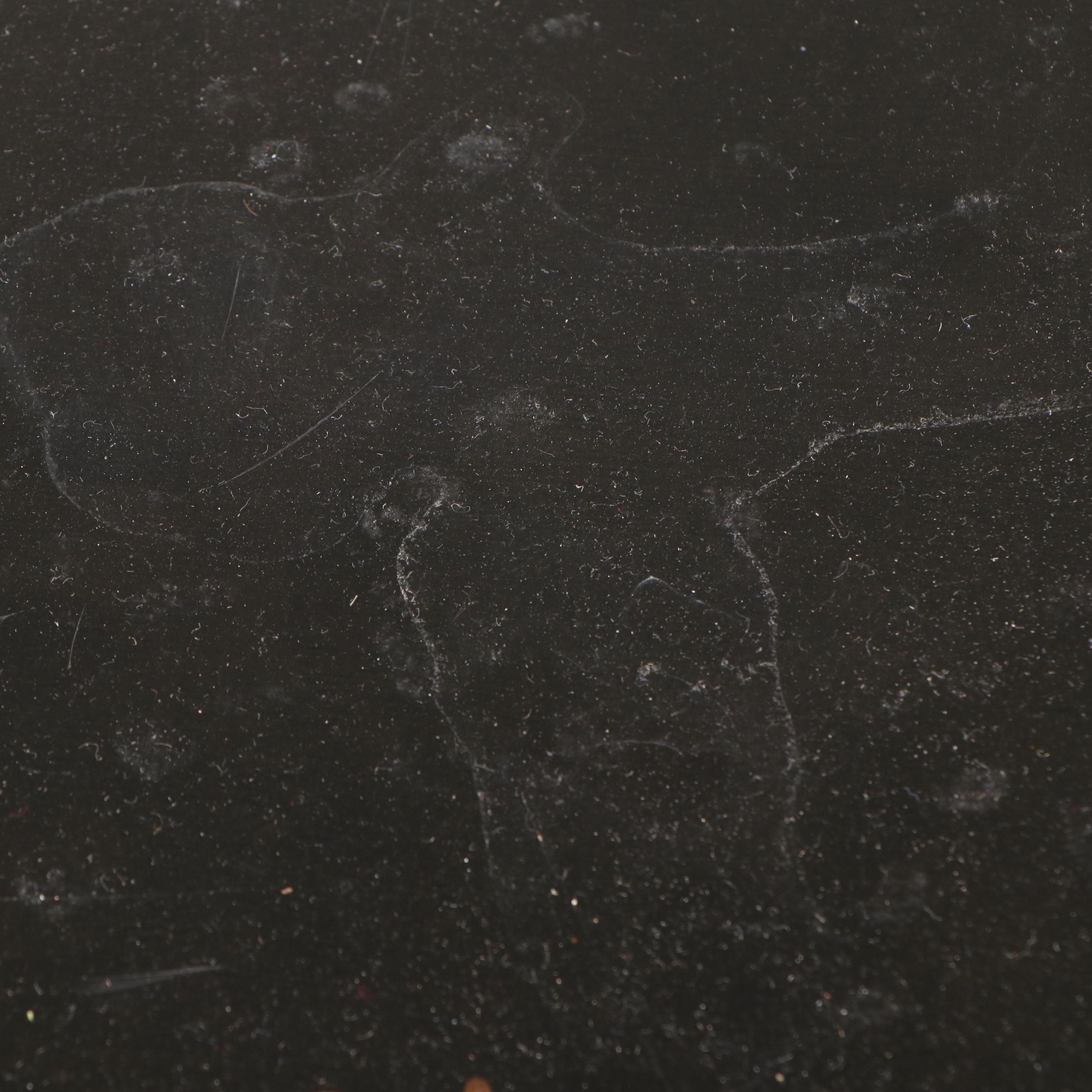 Pair of Italian Paint-Decorated Wood and Scrolled Metal End Tables, Late 20th C.
