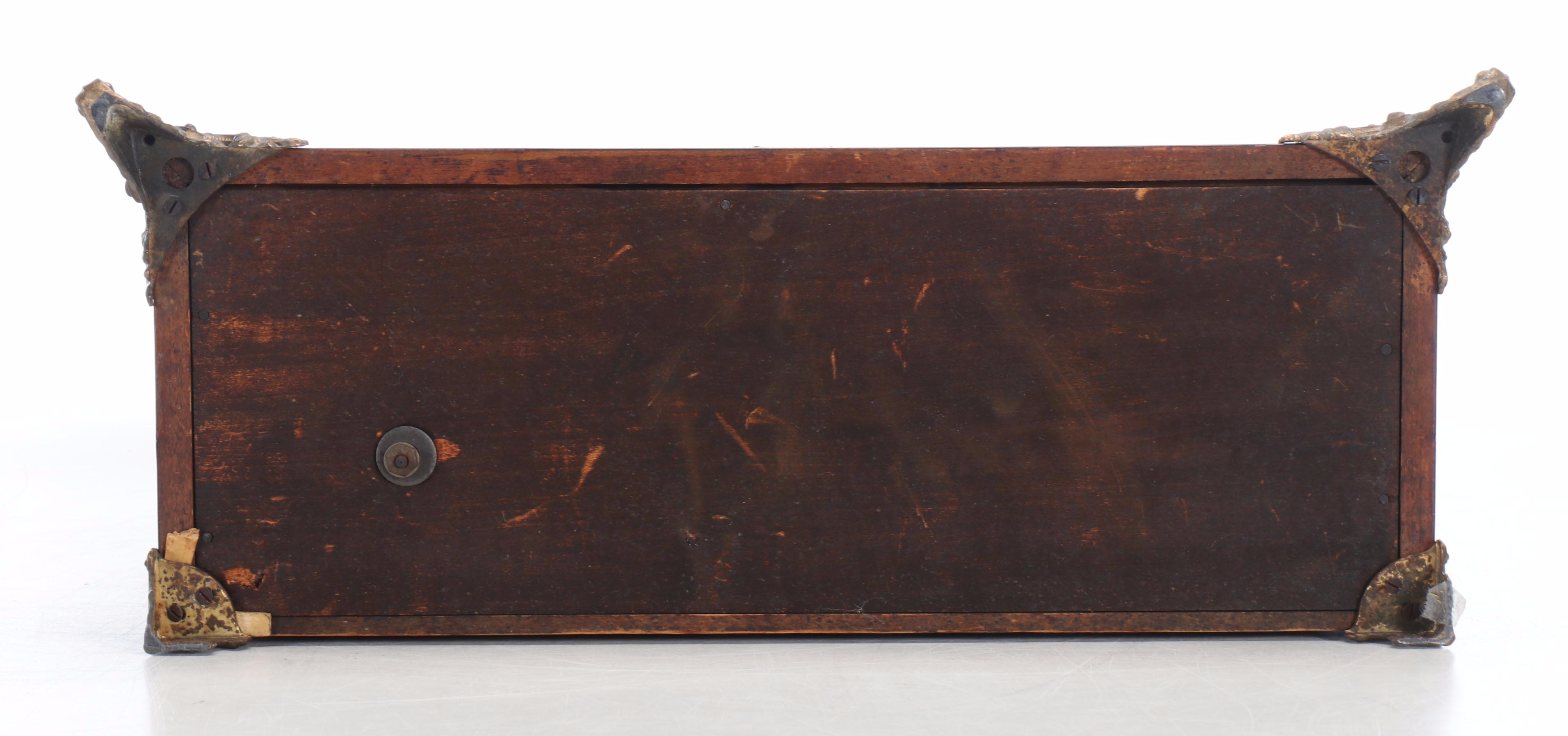 Seth Thomas Red Adamantine Veneer Column Mantel Clock, Late 19th/Early 20th C.