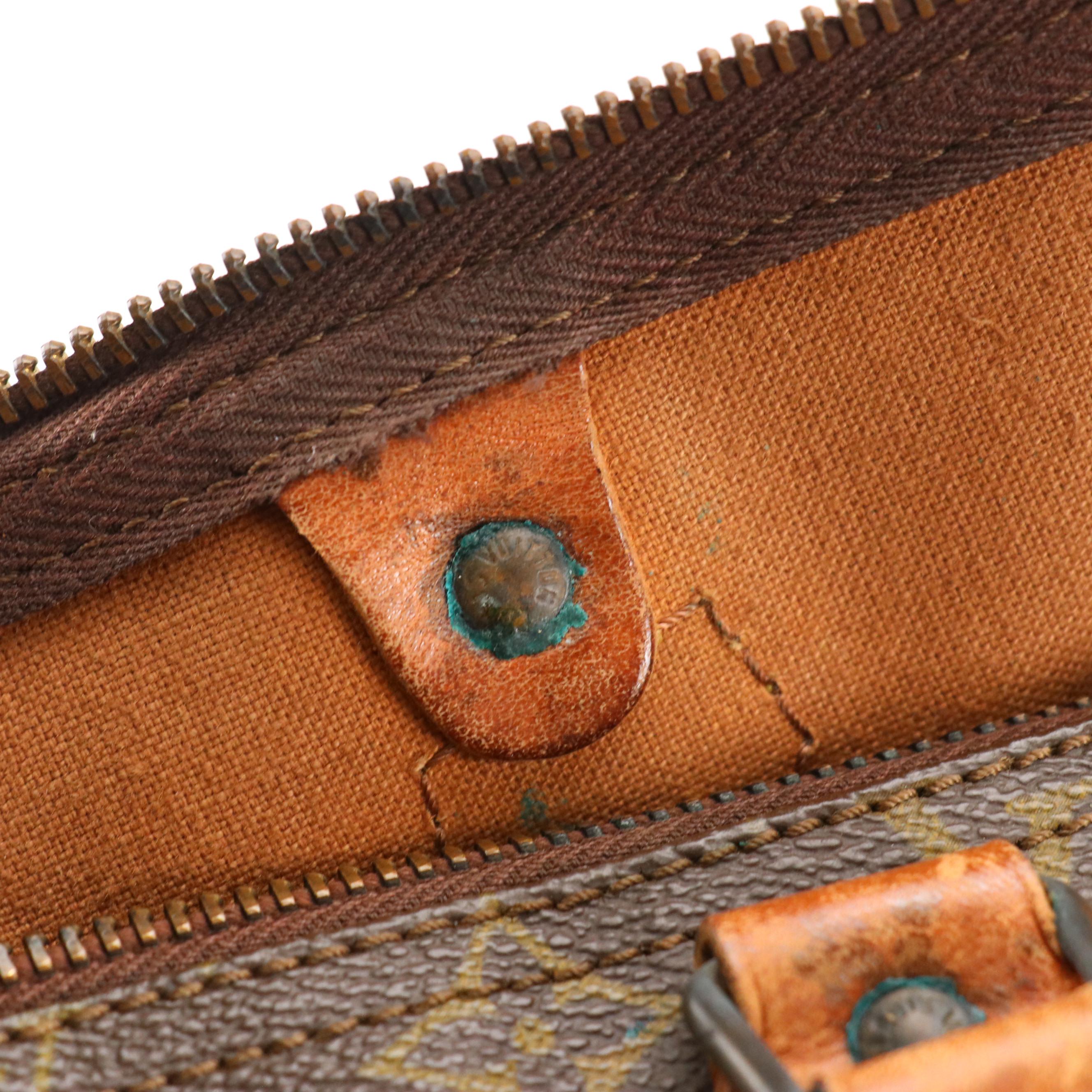 Louis Vuitton Speedy 30 in Monogram Canvas and Vachetta Leather, 1970s