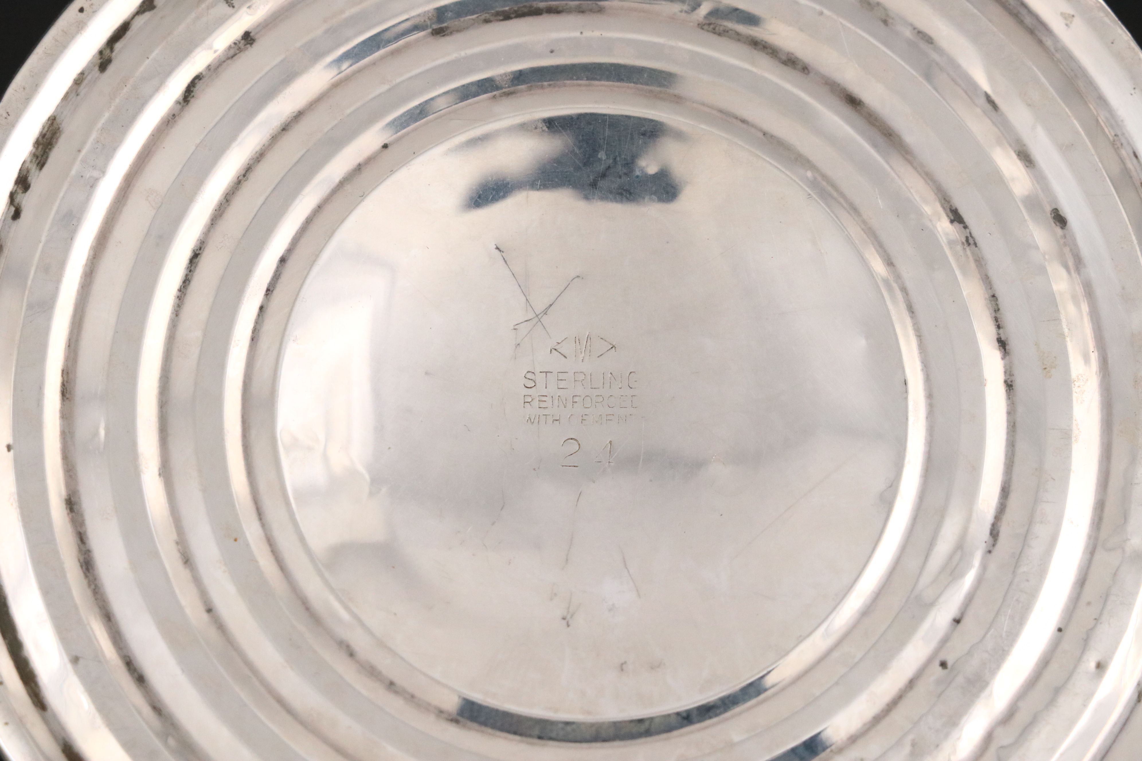 Gorham Sterling Silver Creamer and Sugar with Other Sterling Silver Candlesticks