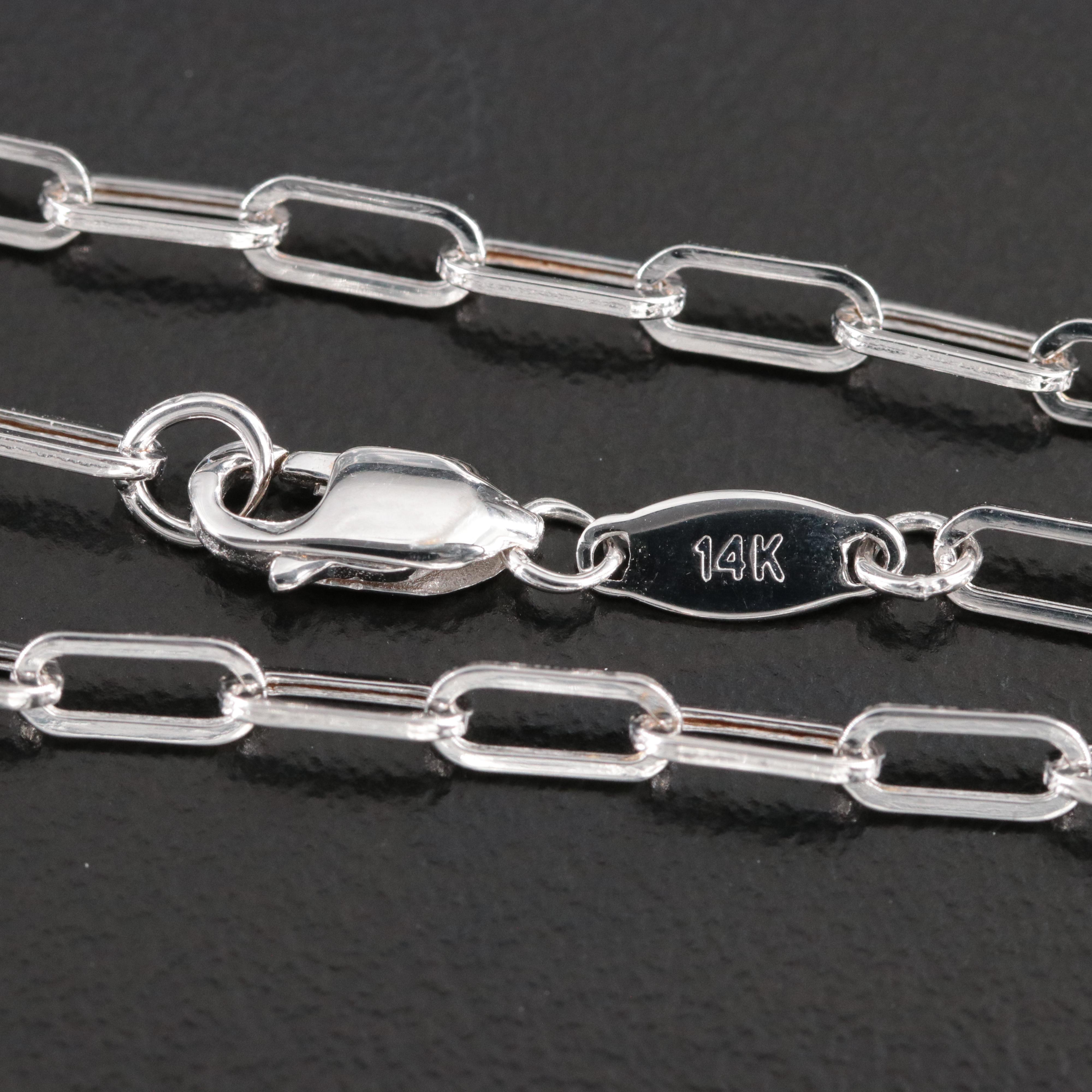 14K 8.00 CT Lab Grown Diamond Solitaire Pendant Necklace with IGI Report