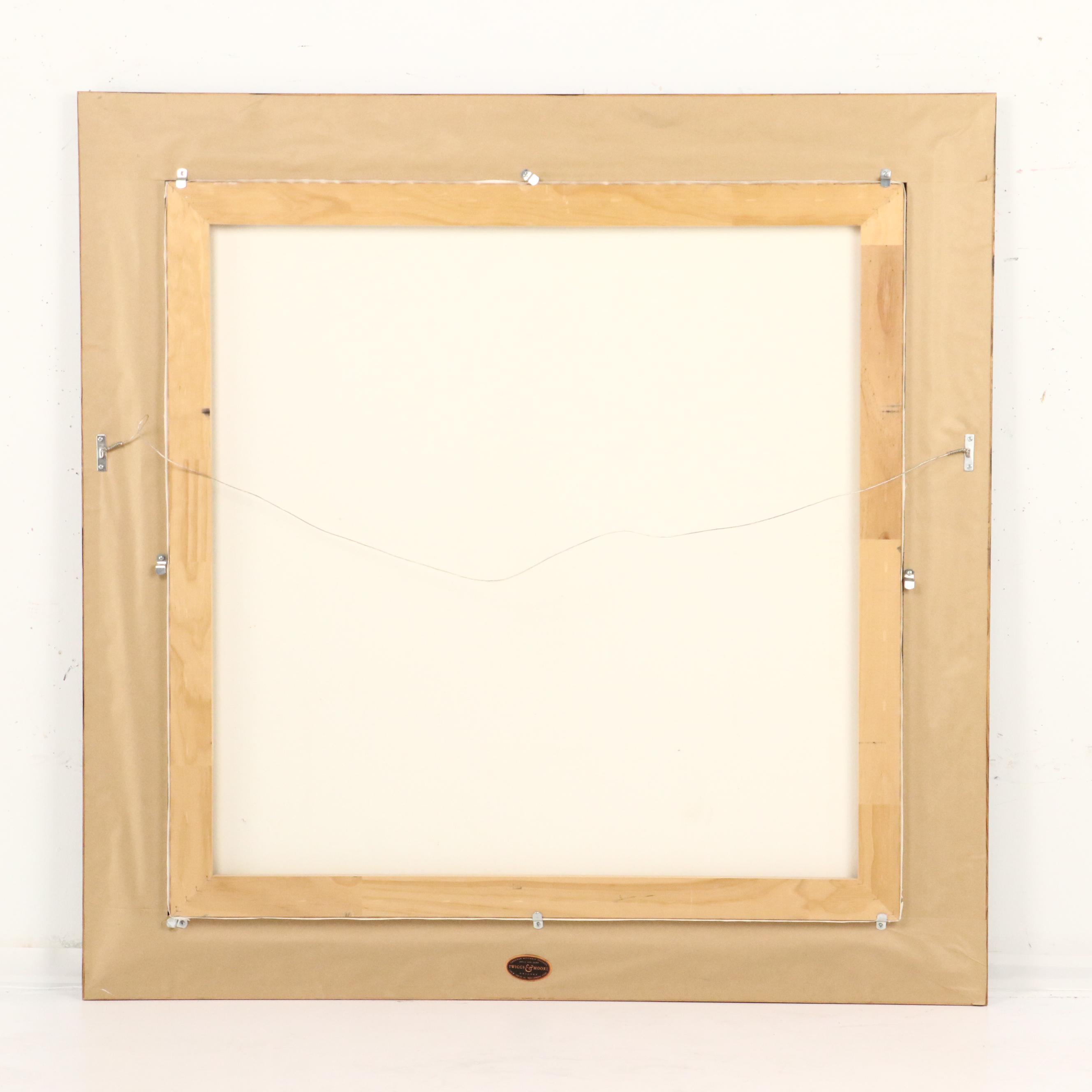 Offset Lithograph of Cascading Woodland Creek