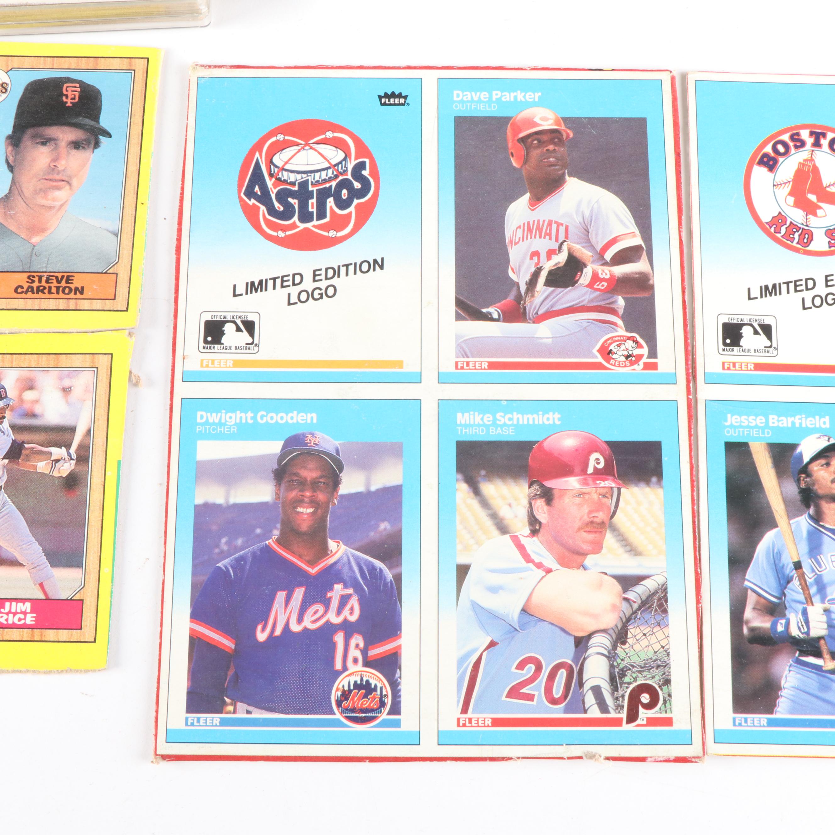 Fleer with Other Sports Cards Featuring Rickey Henderson, George Brett, and More