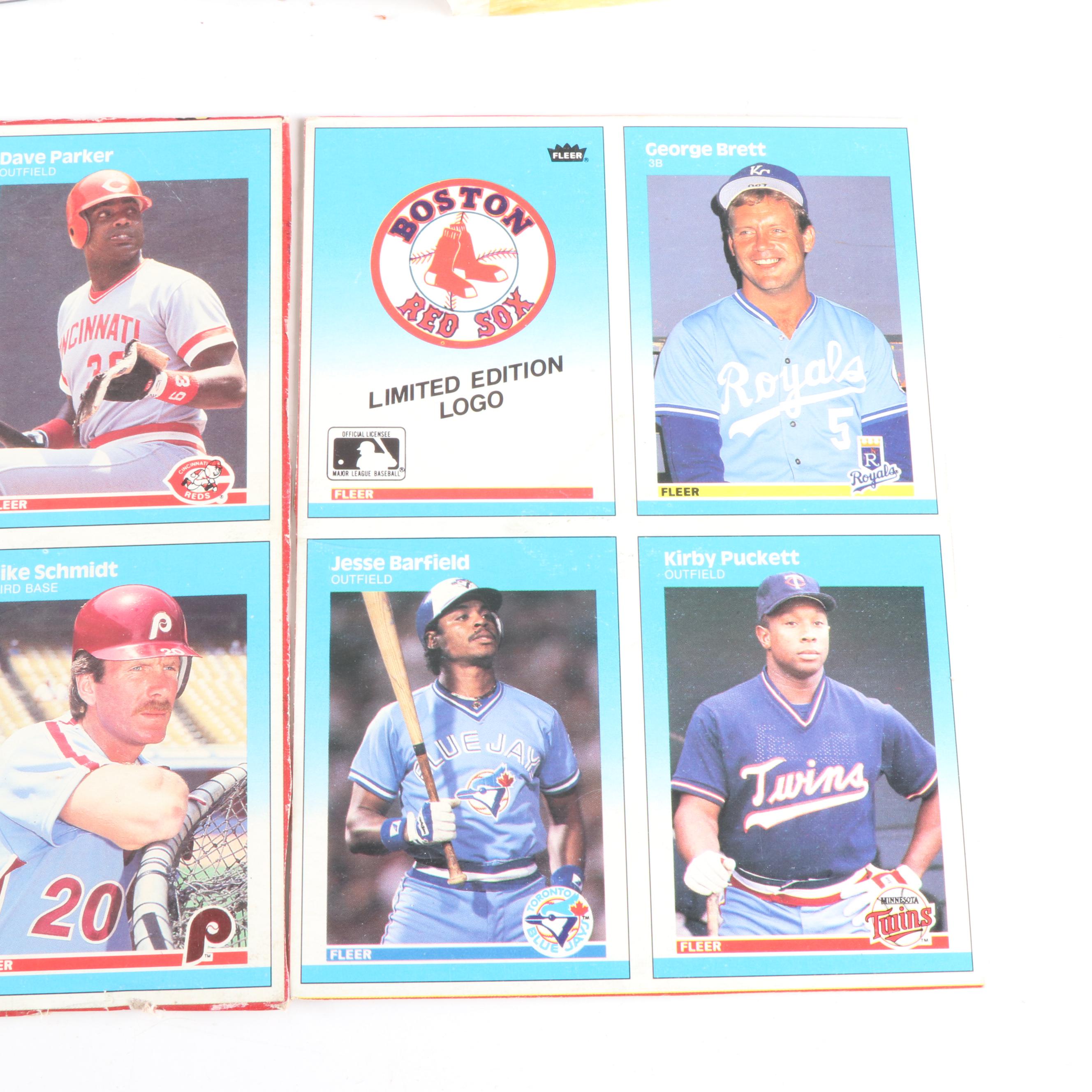 Fleer with Other Sports Cards Featuring Rickey Henderson, George Brett, and More