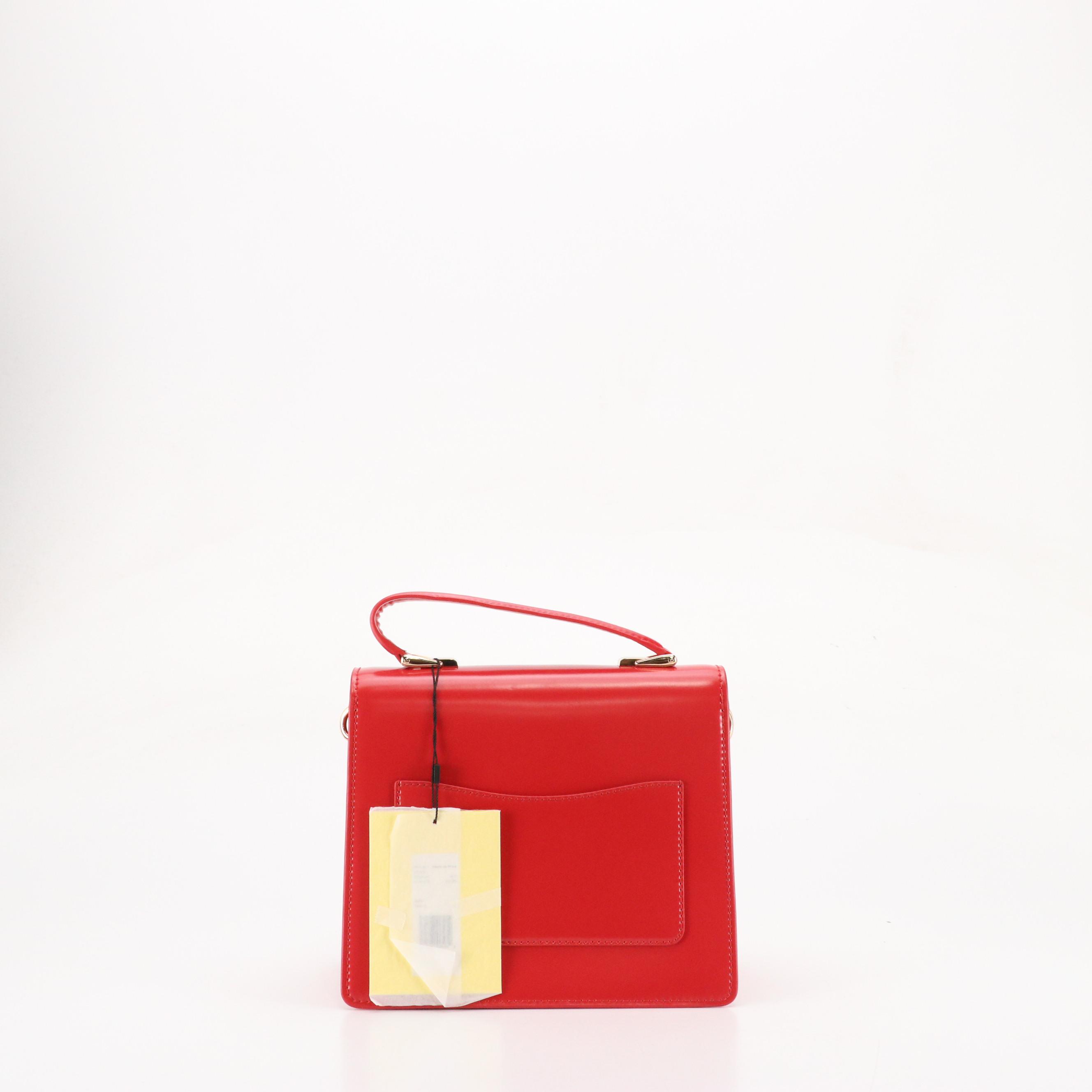 Marc Jacobs "Uptown" Two-Way Tote in Smooth True Red Calfskin Leather, With Tags