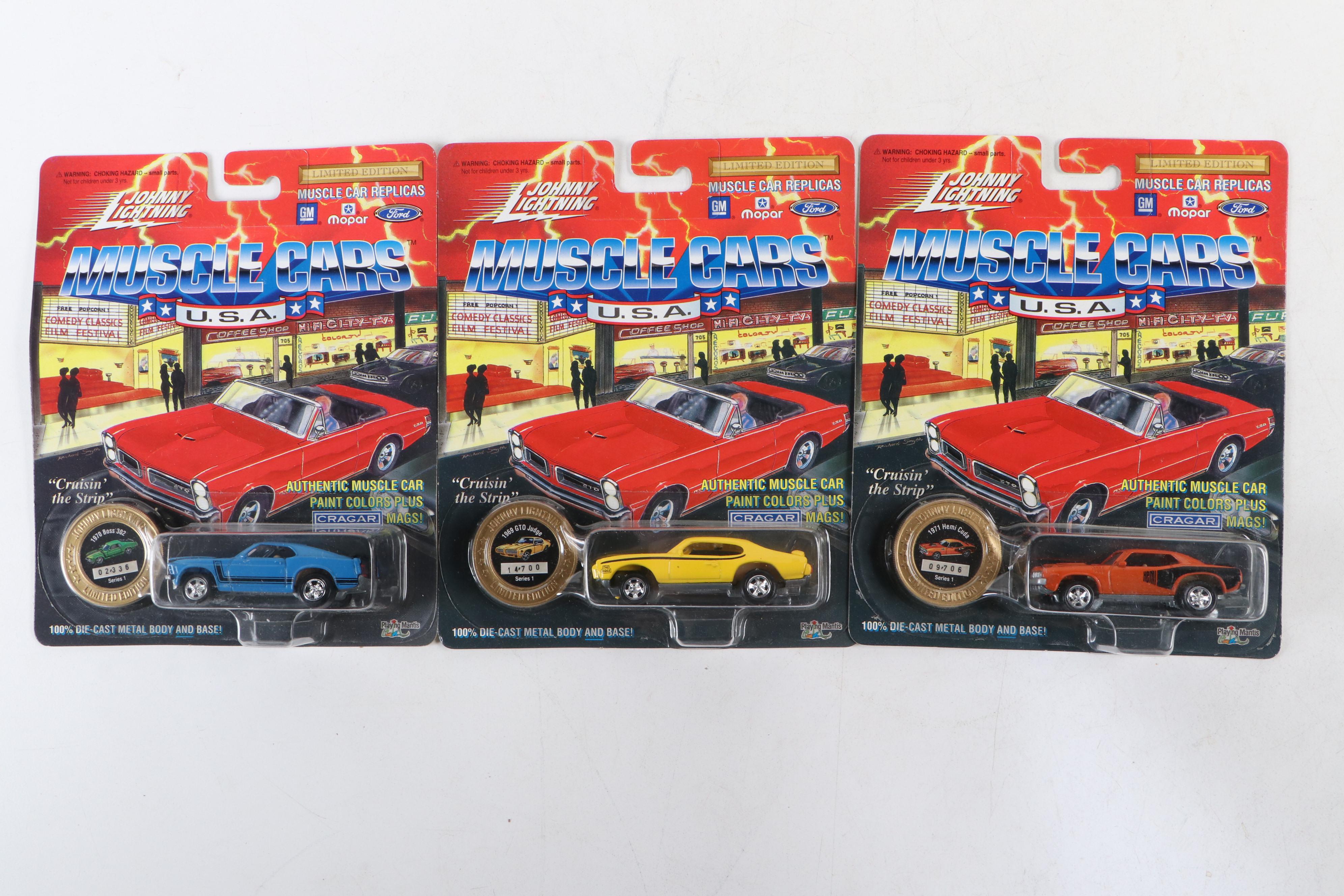 Playing Mantis Johnny Lightning "Muscle Cars" Diecast Vehicles