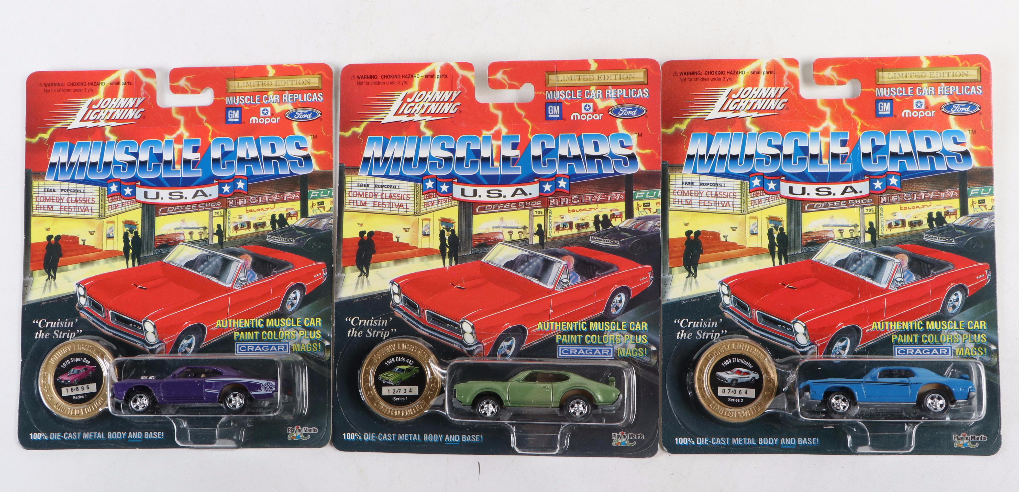 Playing Mantis Johnny Lightning "Muscle Cars" Diecast Vehicles