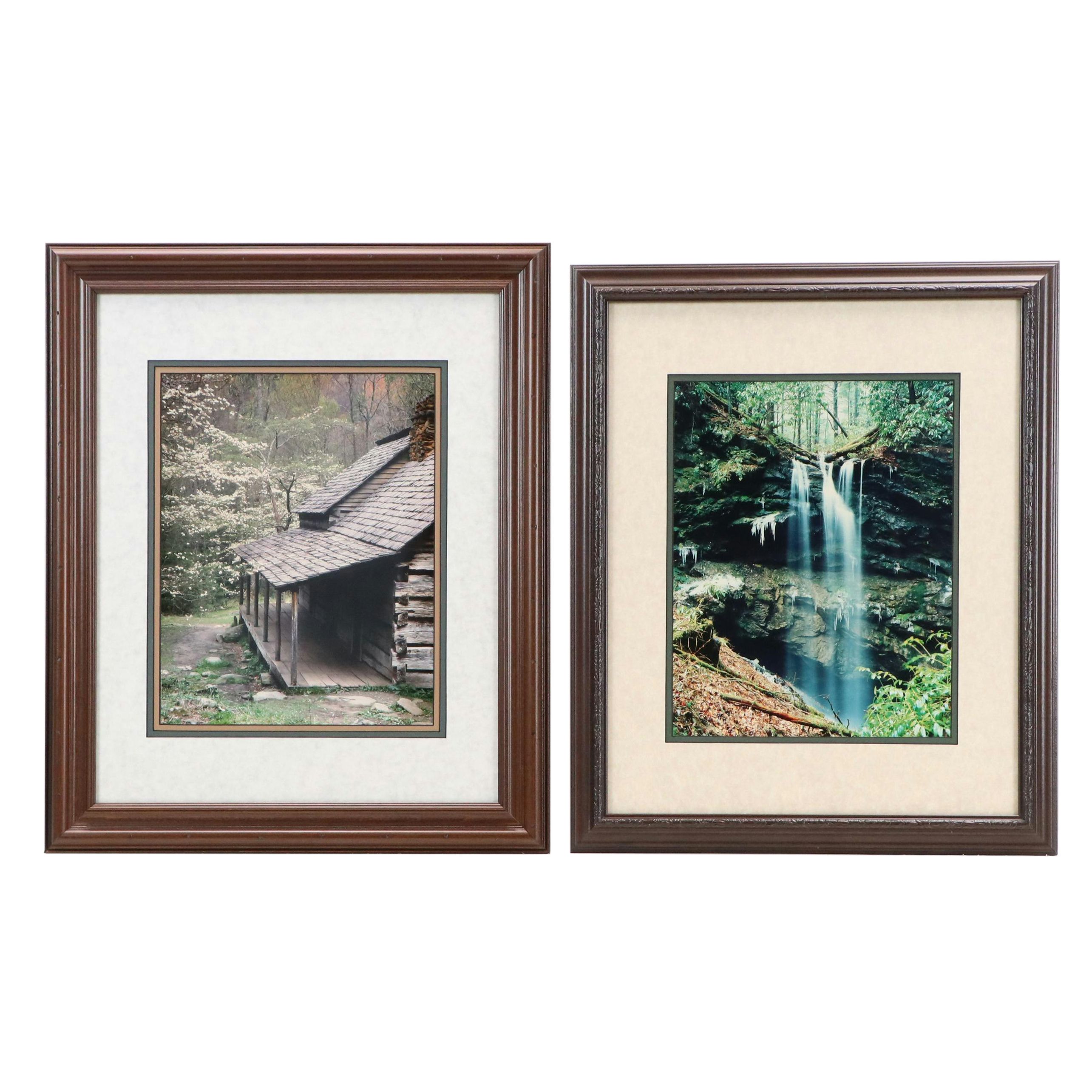 Photographs "A New Spring" and "One of Many Little Known Falls"