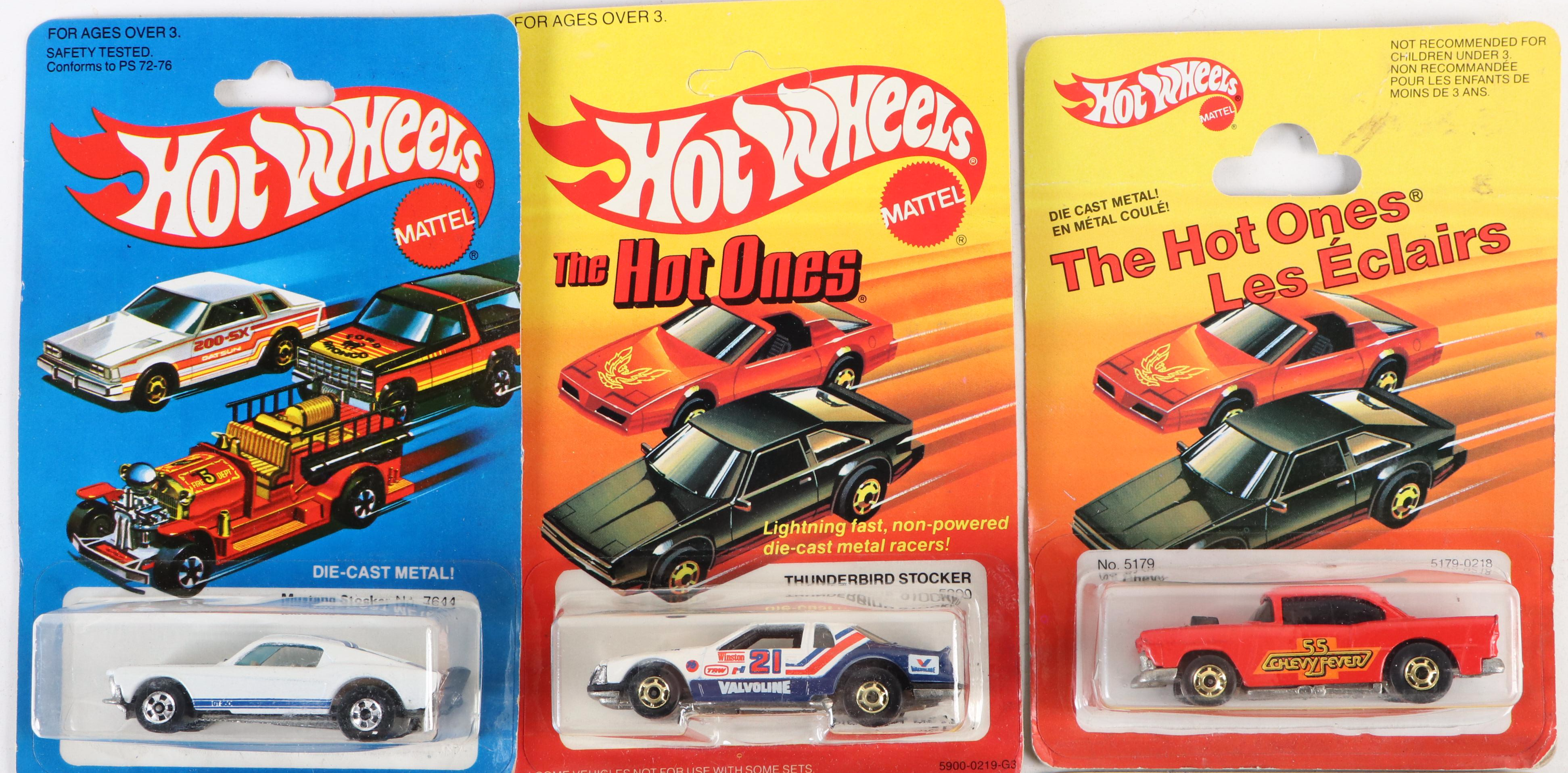 Mattel Hot Wheels "The Hot Ones" and Other Diecast Vehicles, 1980s