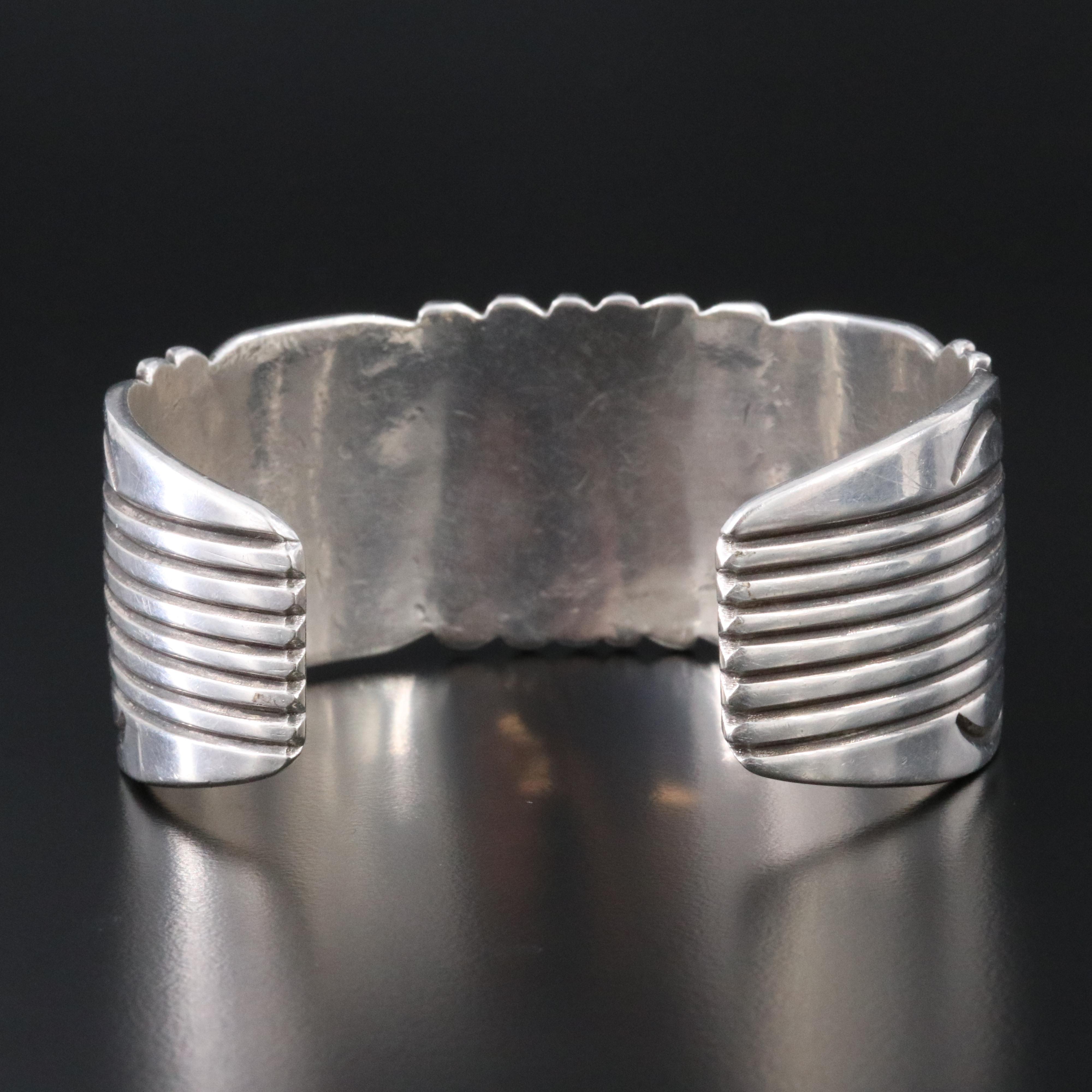 Southwestern Sterling Cuff Bracelet