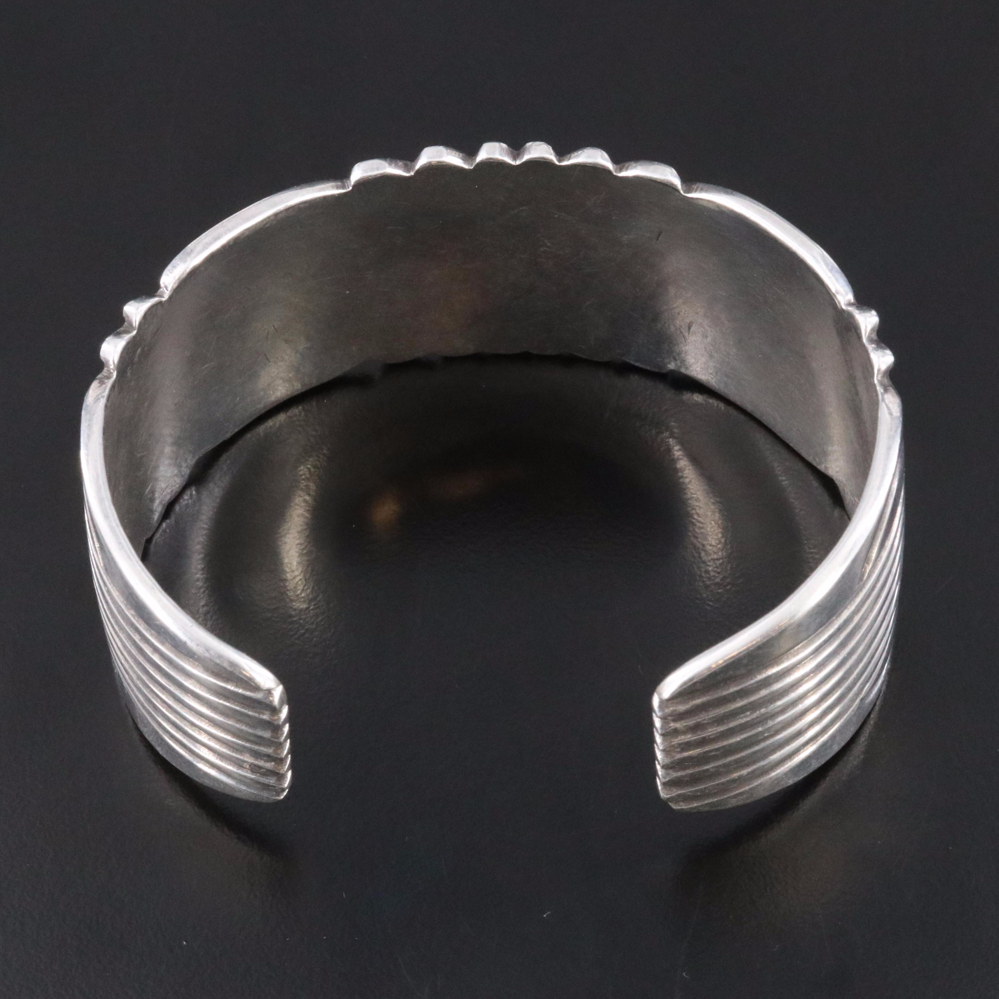 Southwestern Sterling Cuff Bracelet