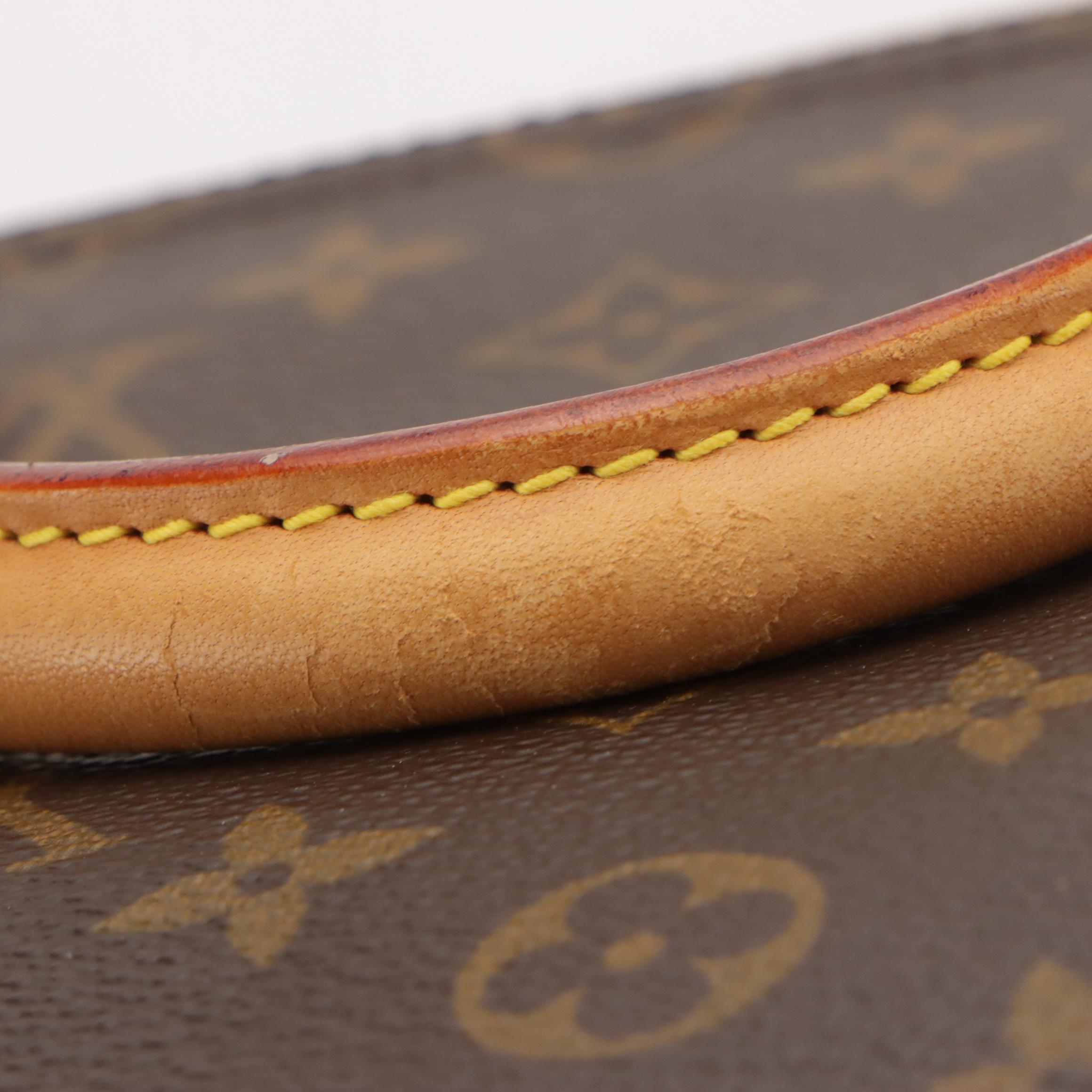 Louis Vuitton Speedy 35 Handbag in Monogram Canvas and Vachetta Leather