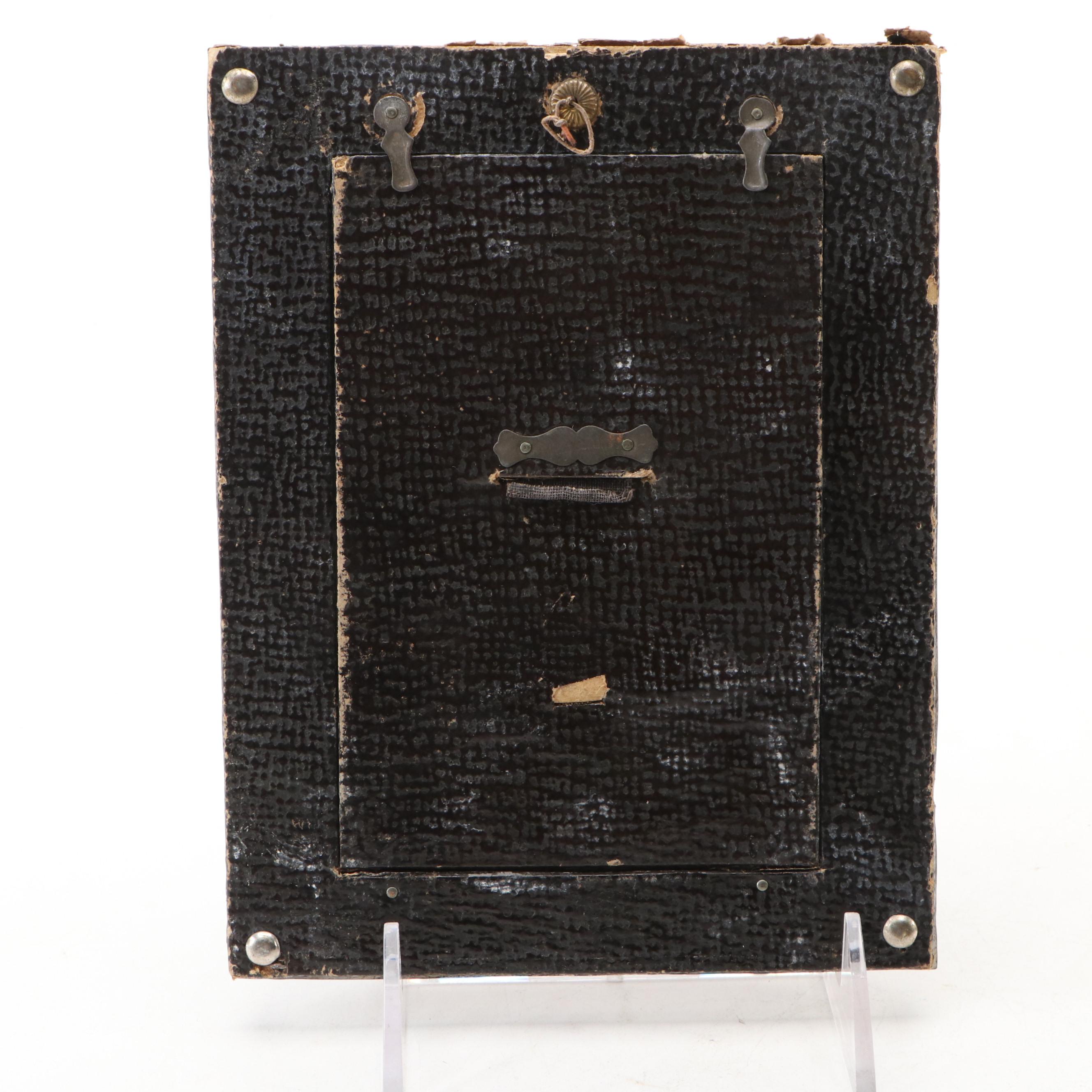 Victorian Style Gilt Metal with Other Silver Plate Genre Scene Picture Frames