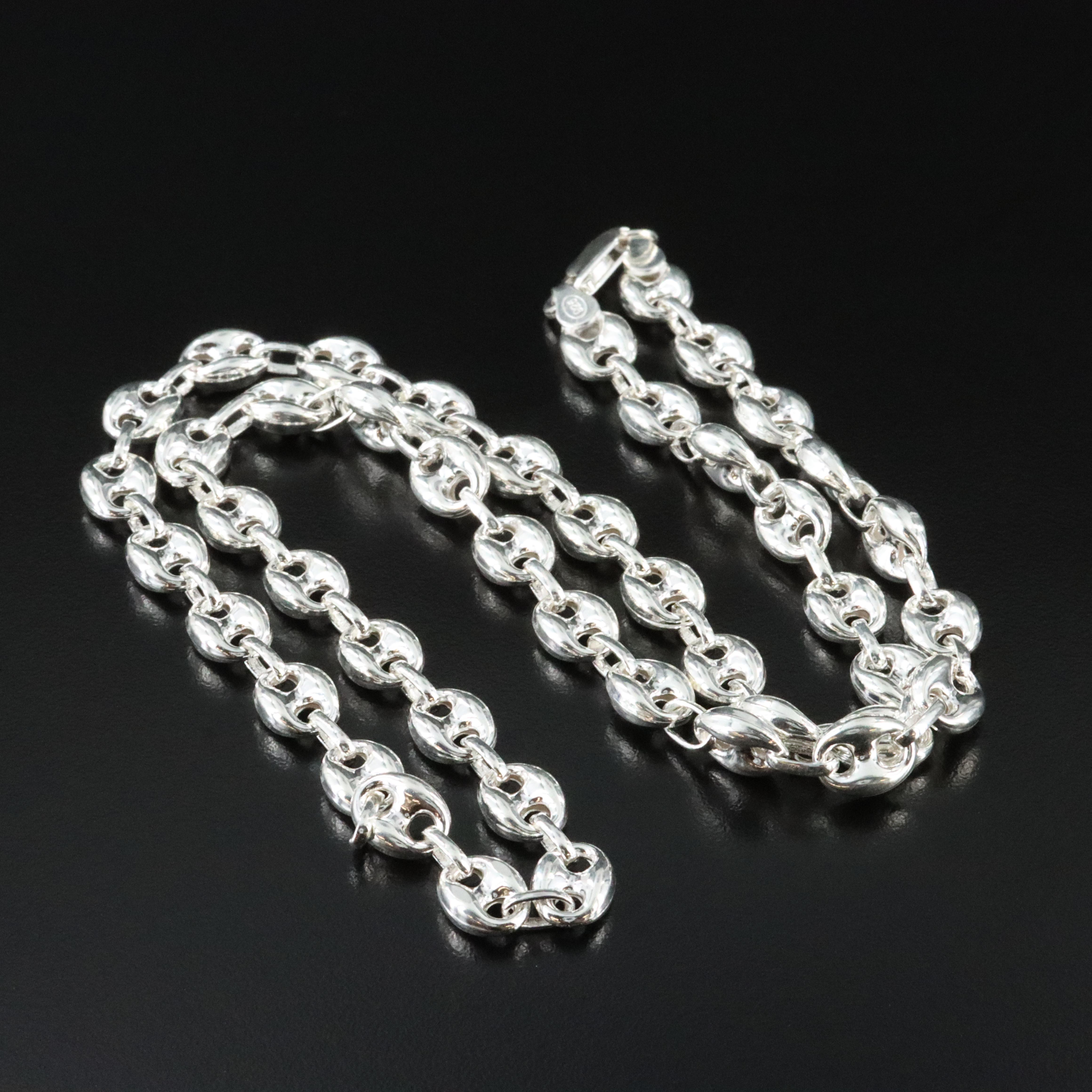 Sterling Mariner Chain Necklace