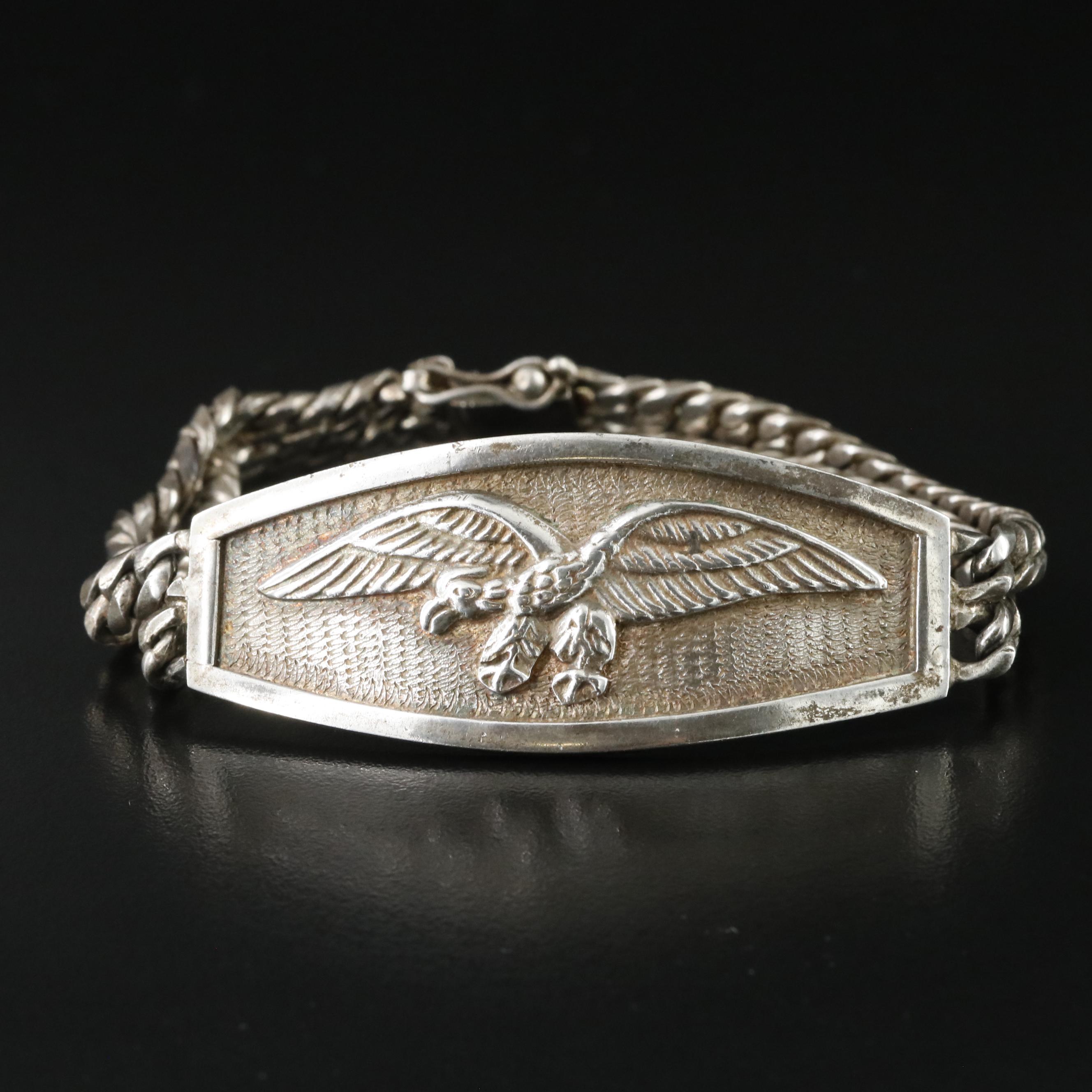 950 Silver Eagle Bracelet