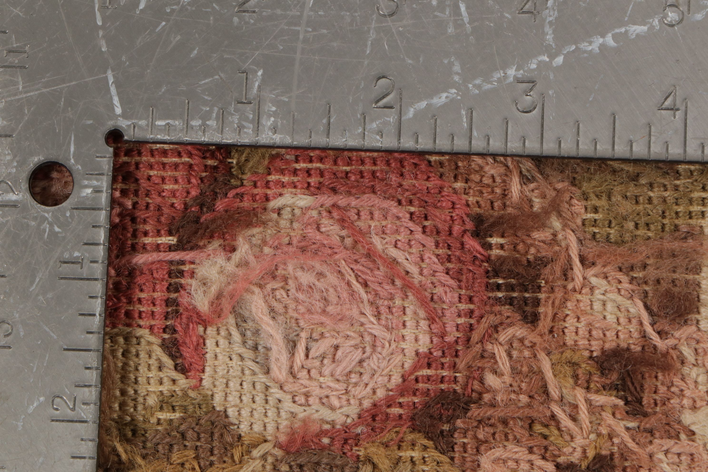 5'9 x 8'8 Handmade Sino-French Aubusson Needlepoint Area Rug