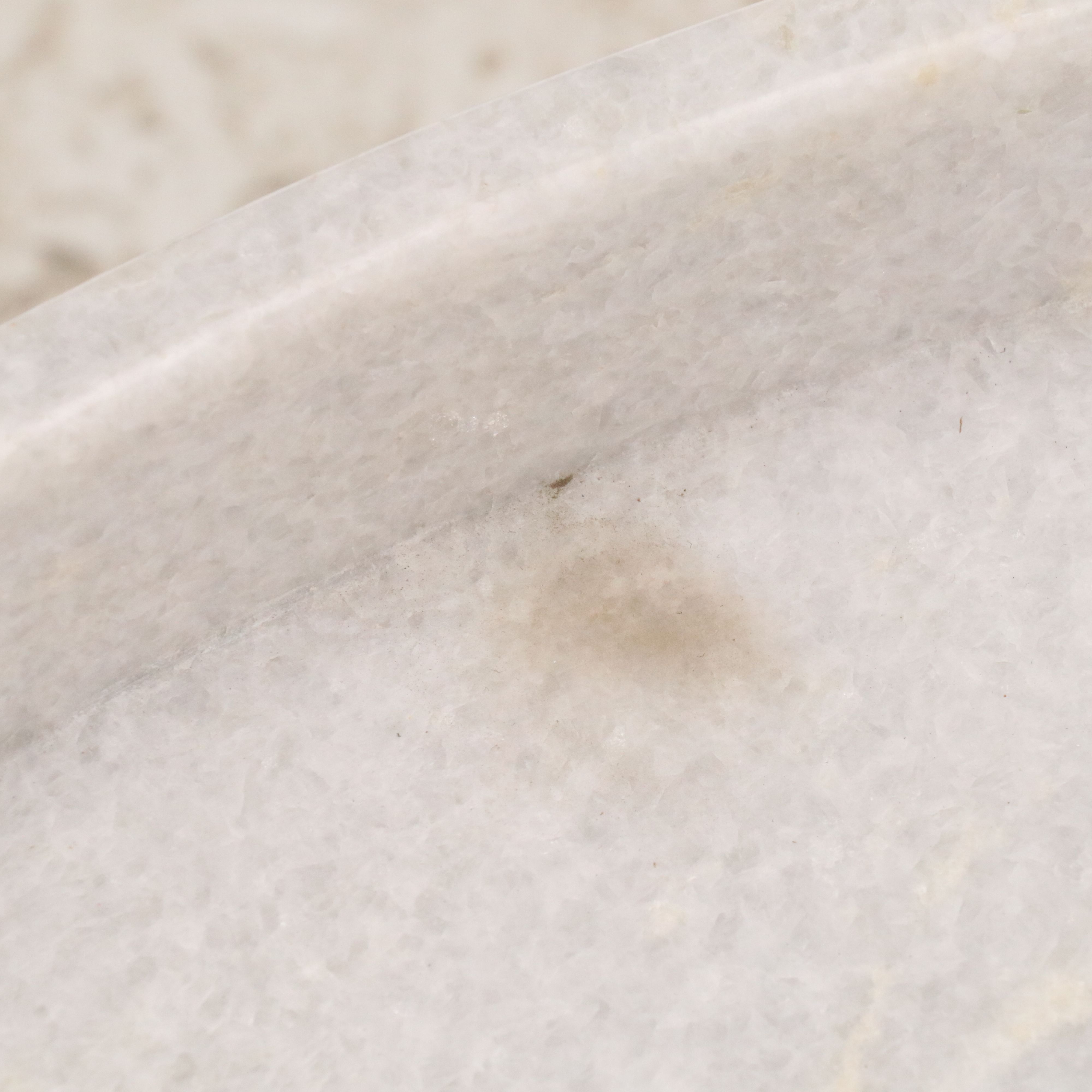 Contemporary Modern Gilt Metal Frame Coffee Table with Marble Top