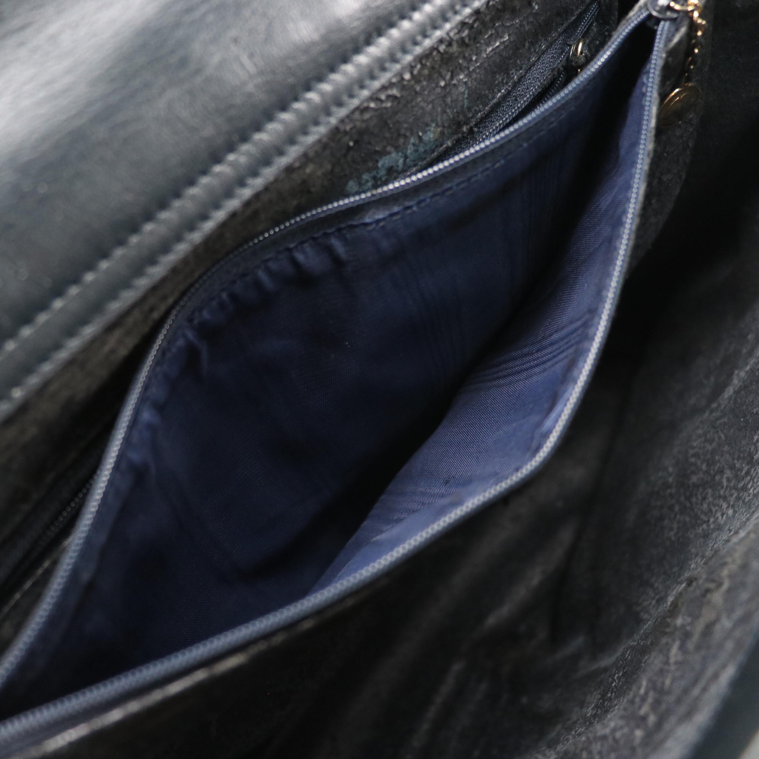 Gucci Large Diana Double Pocket Bamboo Handle Shoulder Bag in Leather